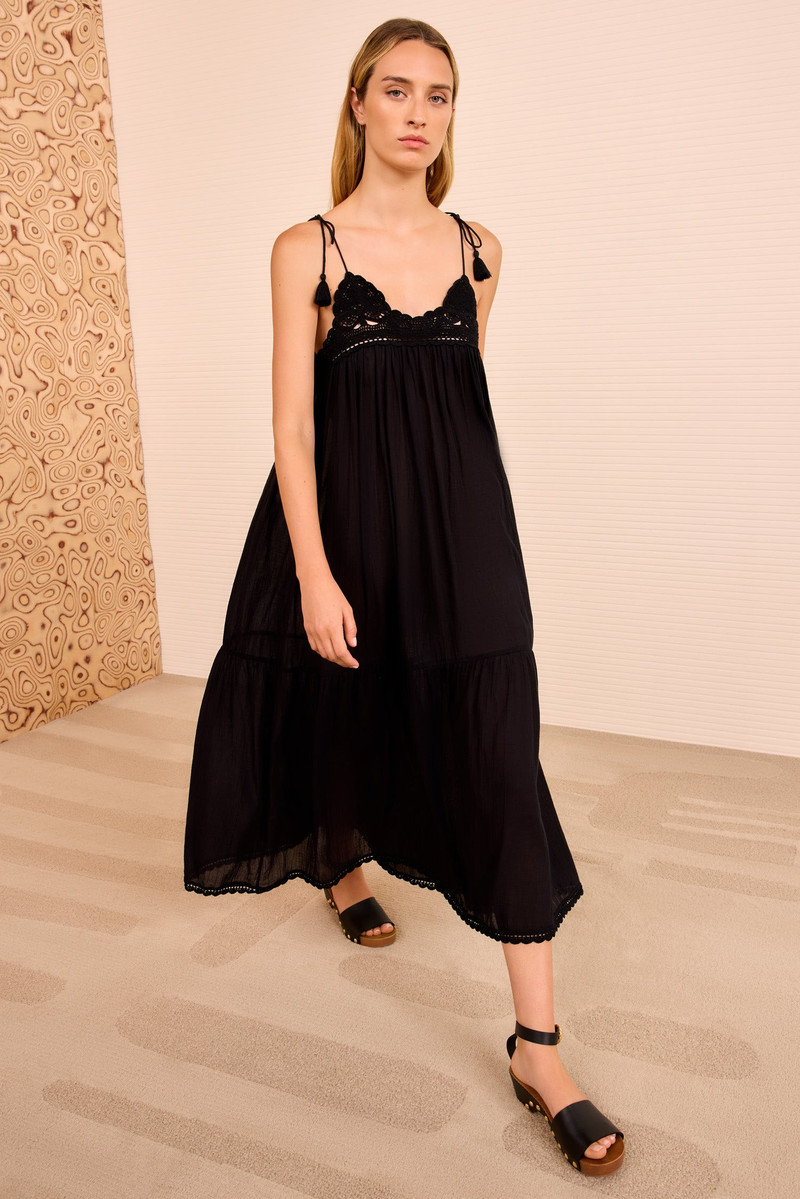 Linnea Coverup Dress with Crochet Detail 3