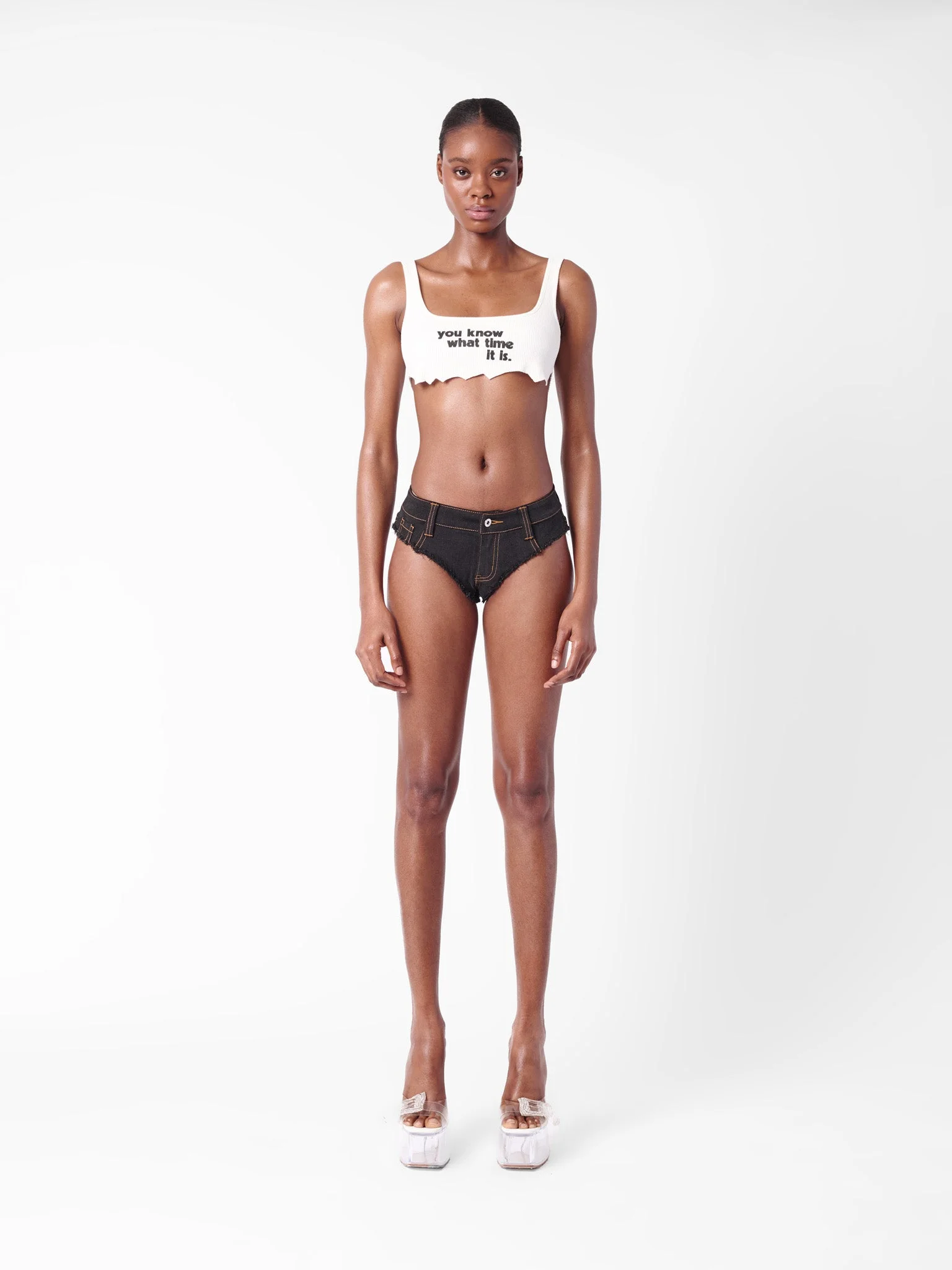 OAKLEY DENIM HOTPANTS BLACK - 1