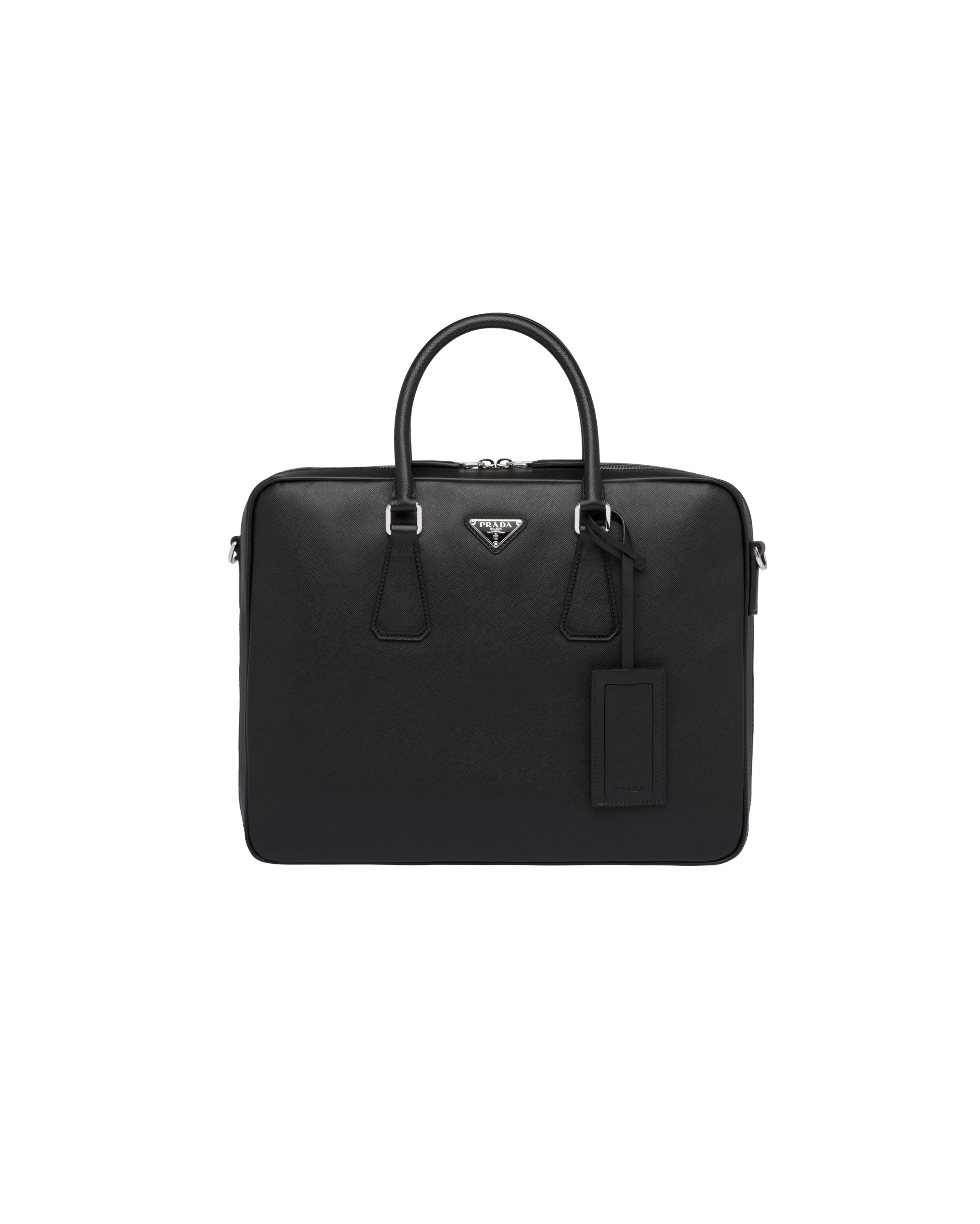 Saffiano Leather Work Bag - 1