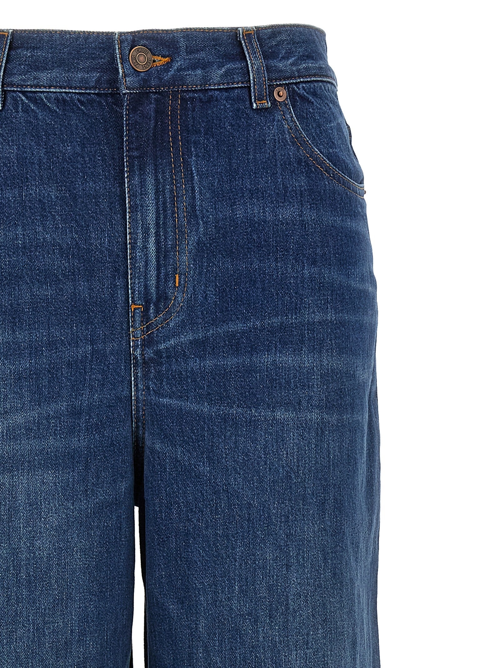 High Waist Jeans Blue - 3