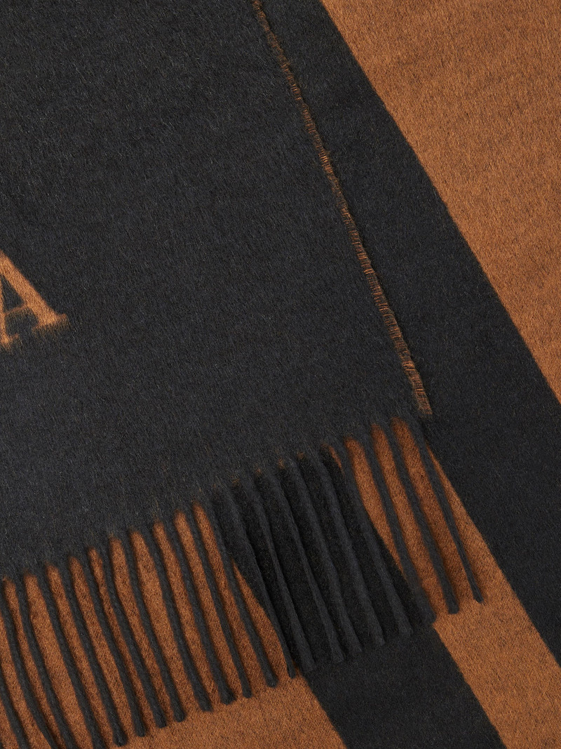 ZEGNA BLACK AND FOLIAGE ZEGNA SILK SCARF outlook