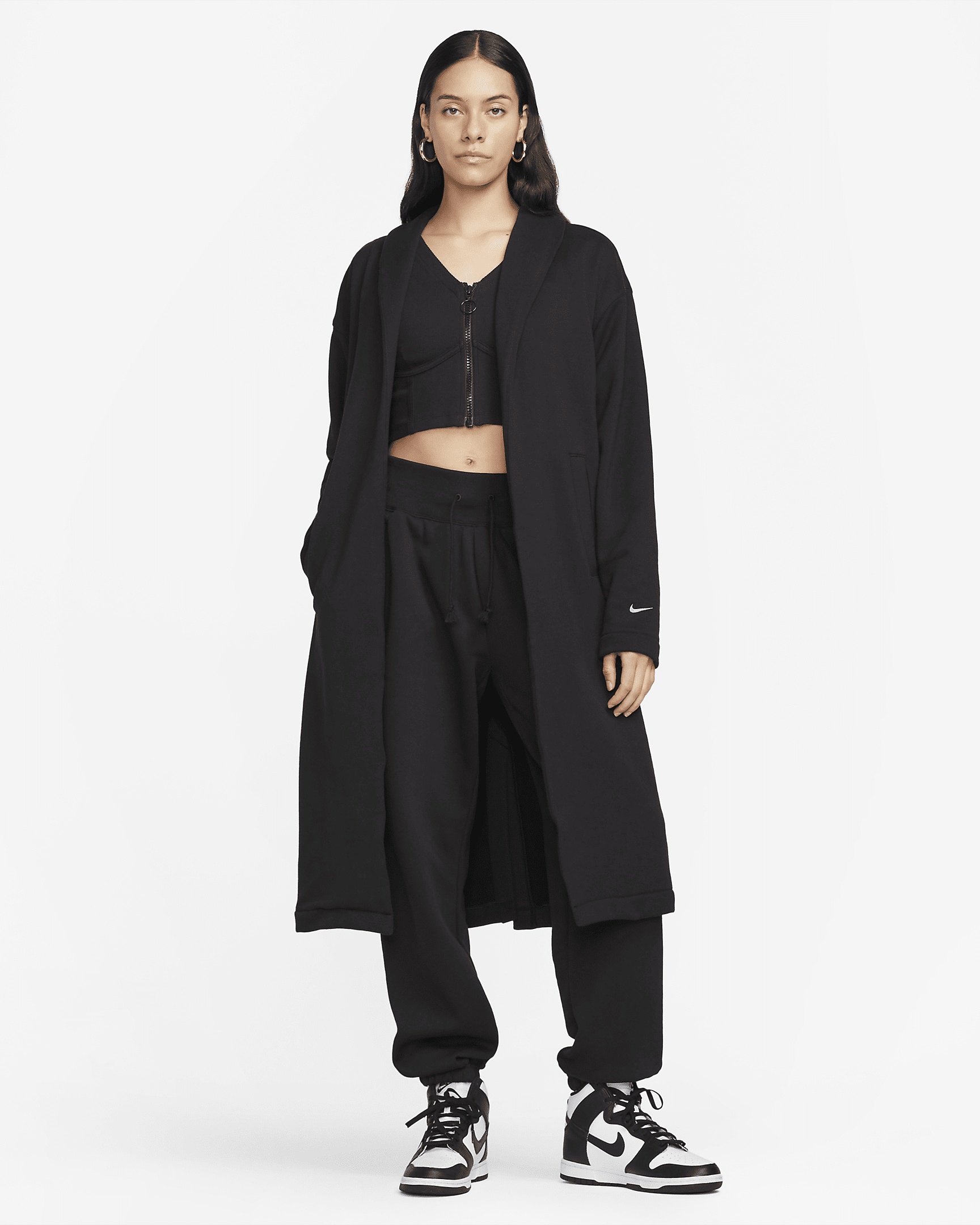 Women's Nike Sportswear Modern Fleece Oversized French Terry Duster - 5