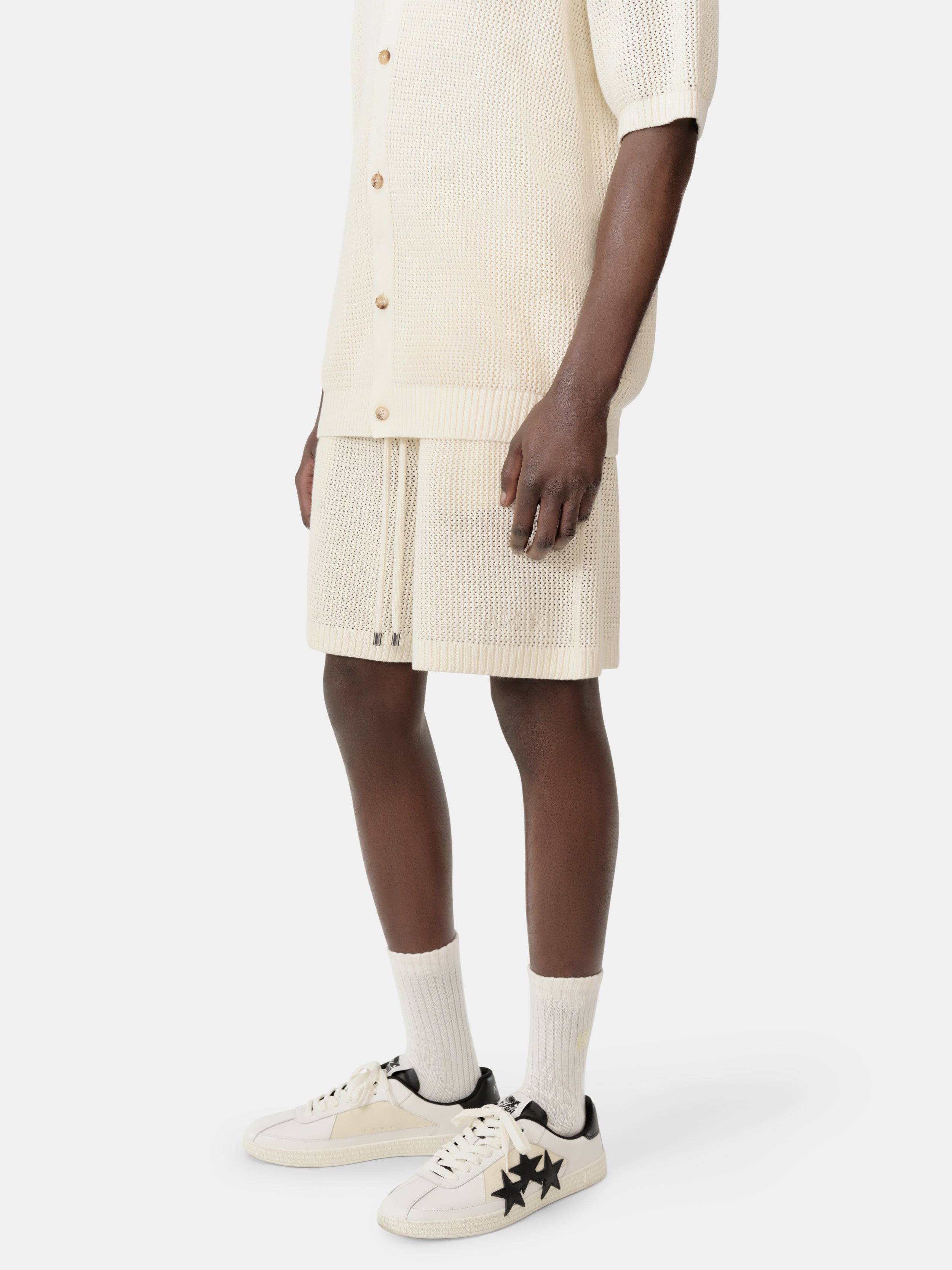 AMIRI CROCHET MESH SHORT - 5