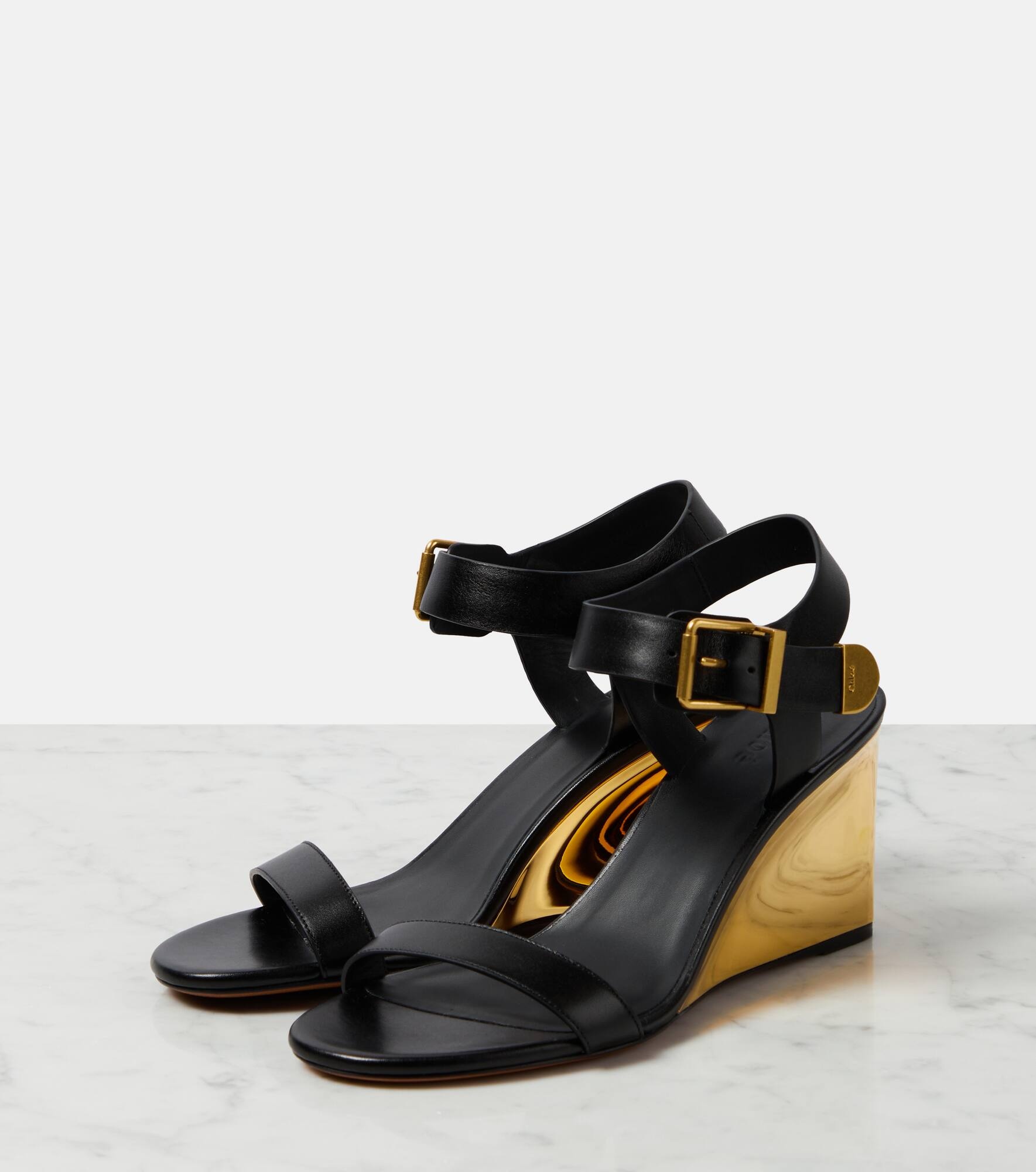 Rebecca leather sandals - 5