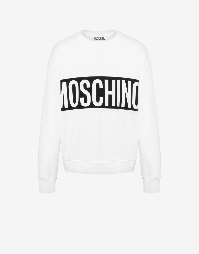 LOGO BAND ORGANIC COTTON SWEATSHIRT 1