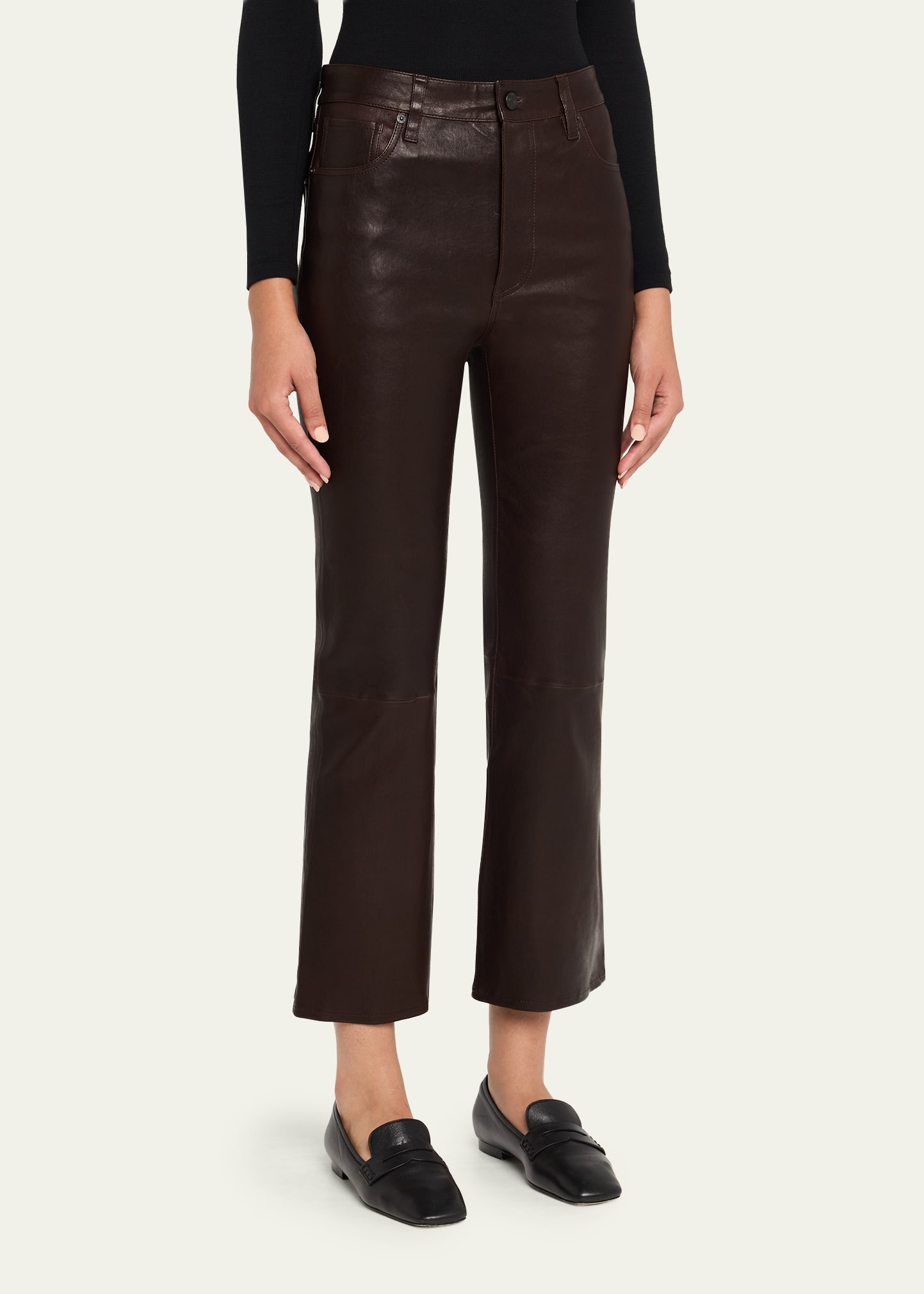 The Leather Reboot Crop Jeans - 4