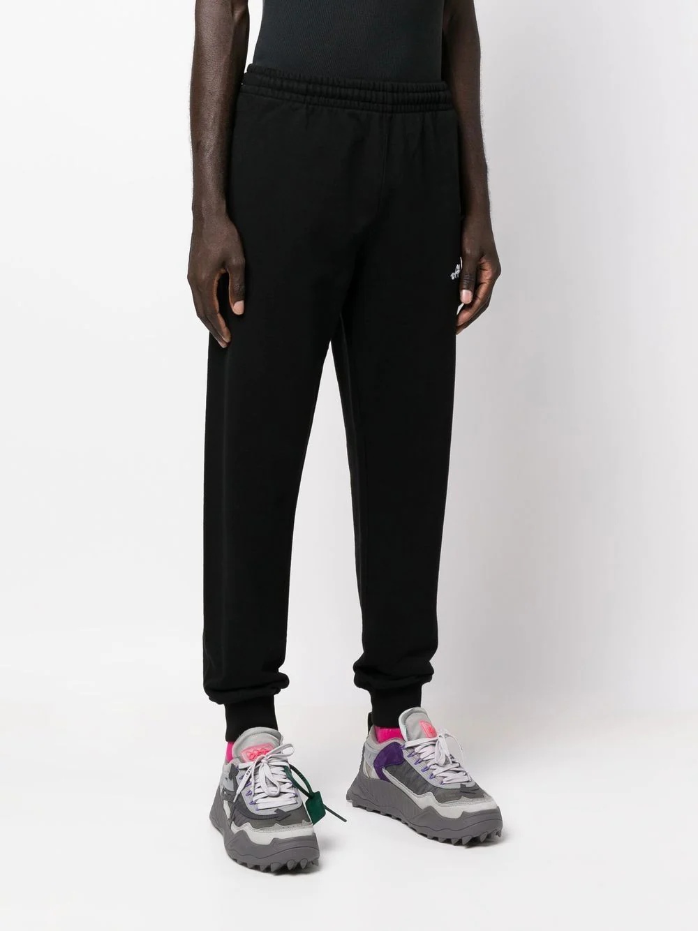 logo-embroidered track pants - 3