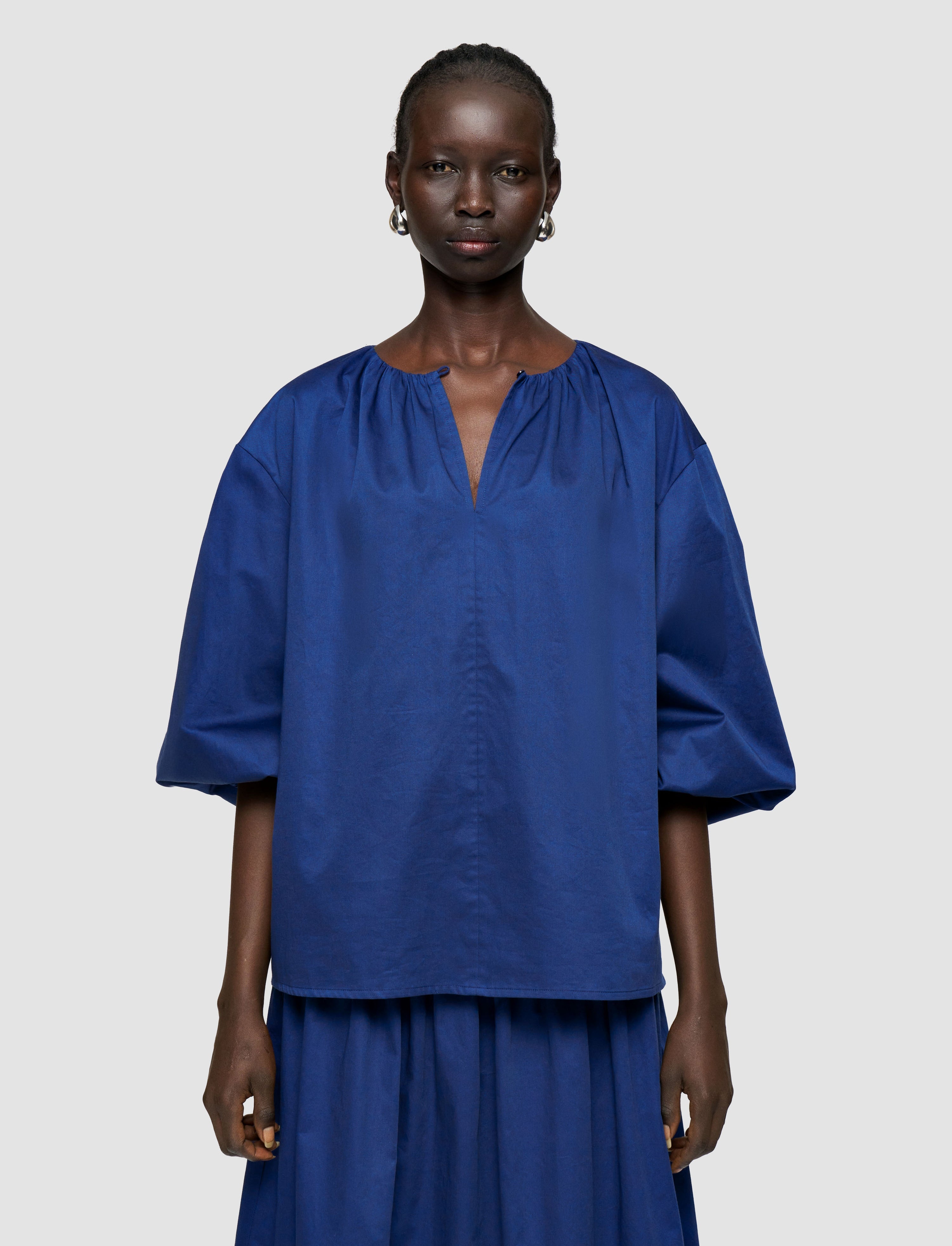 Godin Cotton Sateen Blouse - 3