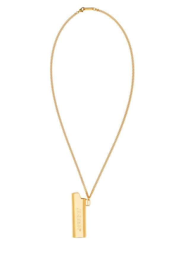 Ambush Man Gold Metal Lighter Case Necklace - 1