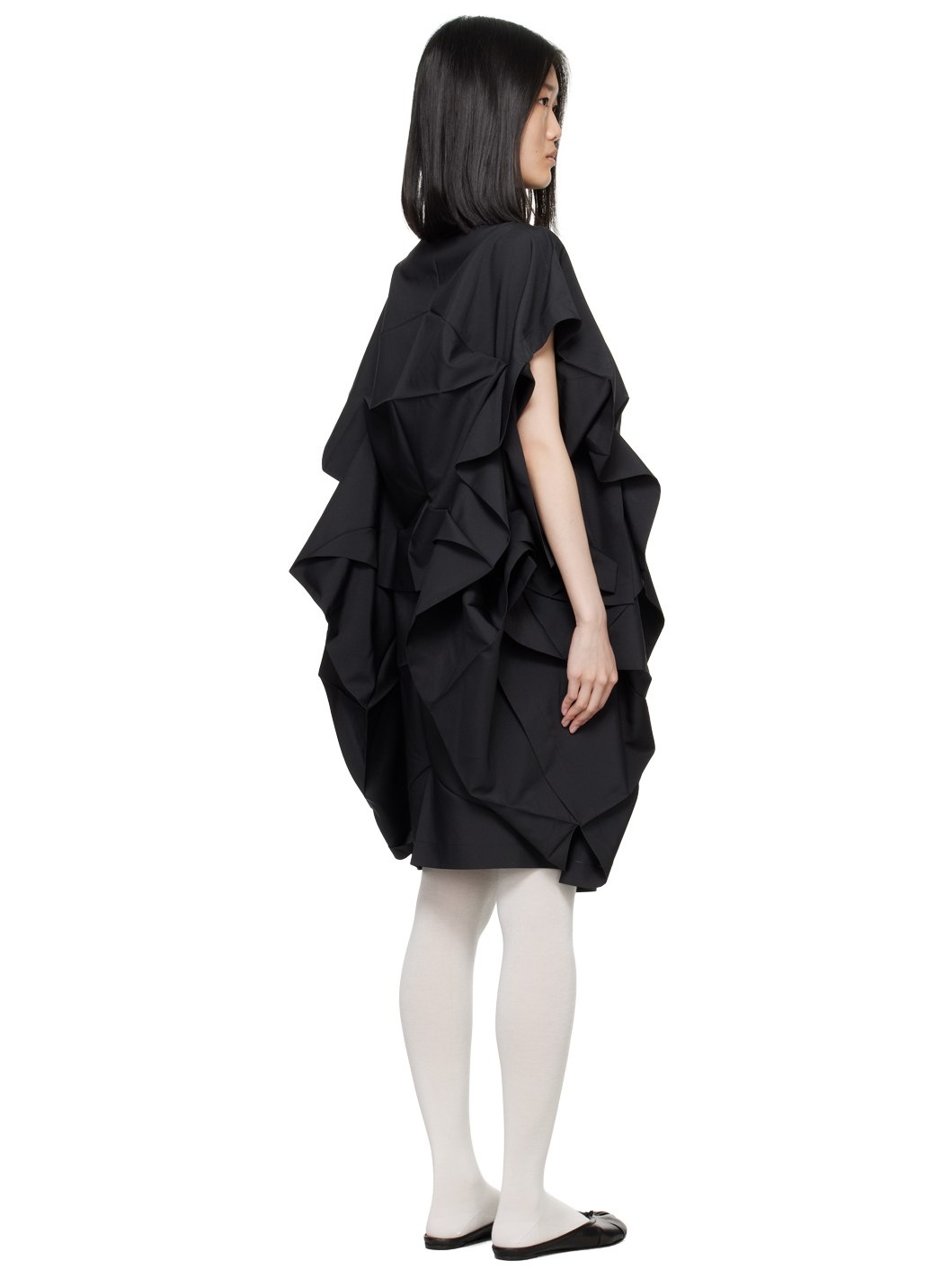 Black No. 7 Midi Dress - 3