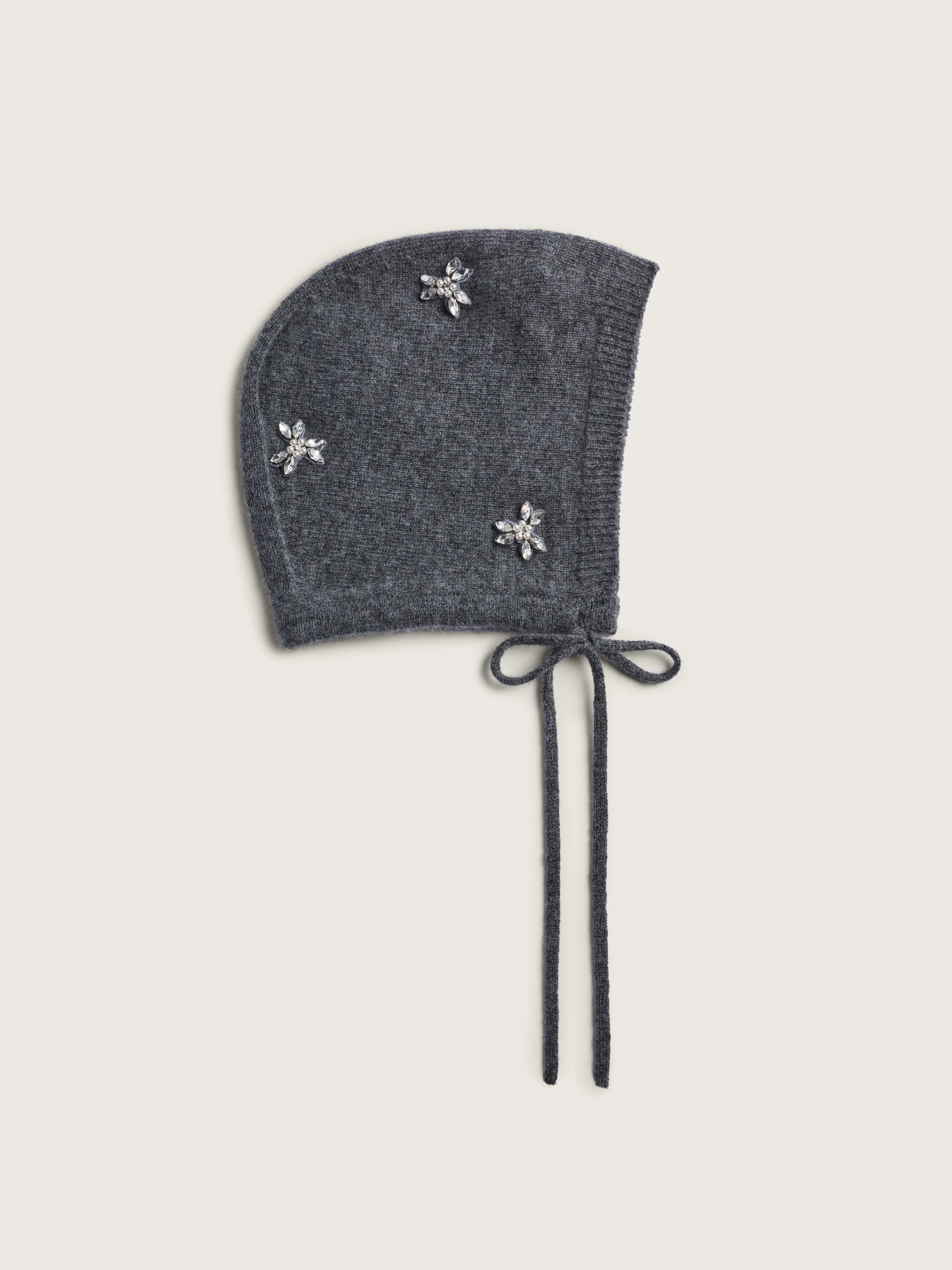 Turbo Embellished Cashmere Bonnet - 1