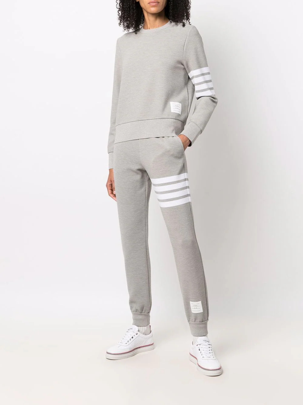 Sweatpants With 4 Bar In Cotton - 2