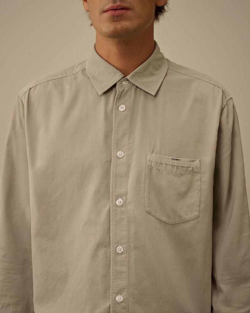 2000 Stripes Corduroy Long Sleeve Button Shirt 5