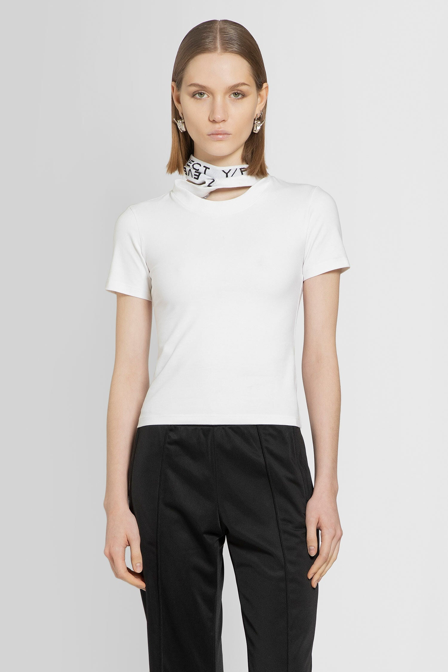 Y/PROJECT WOMAN WHITE T-SHIRTS - 1