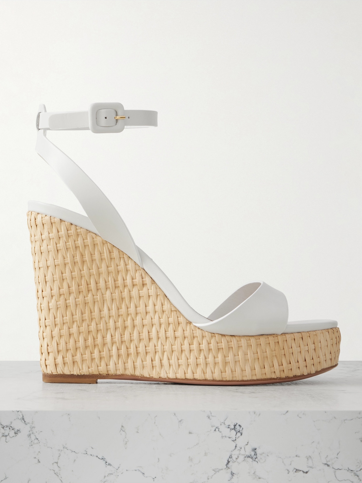 Sunseeker 110 Leather Wedges Platform Sandals - 1