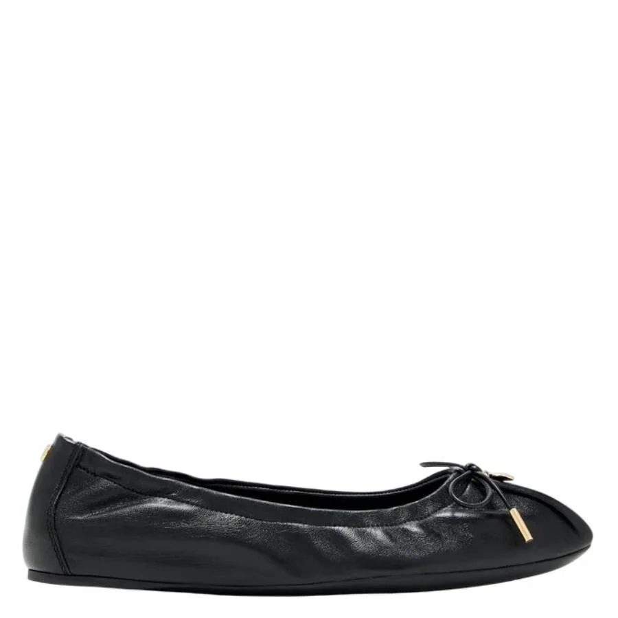 Ferragamo Bow Detail Elasticated Ballet Flats - 1