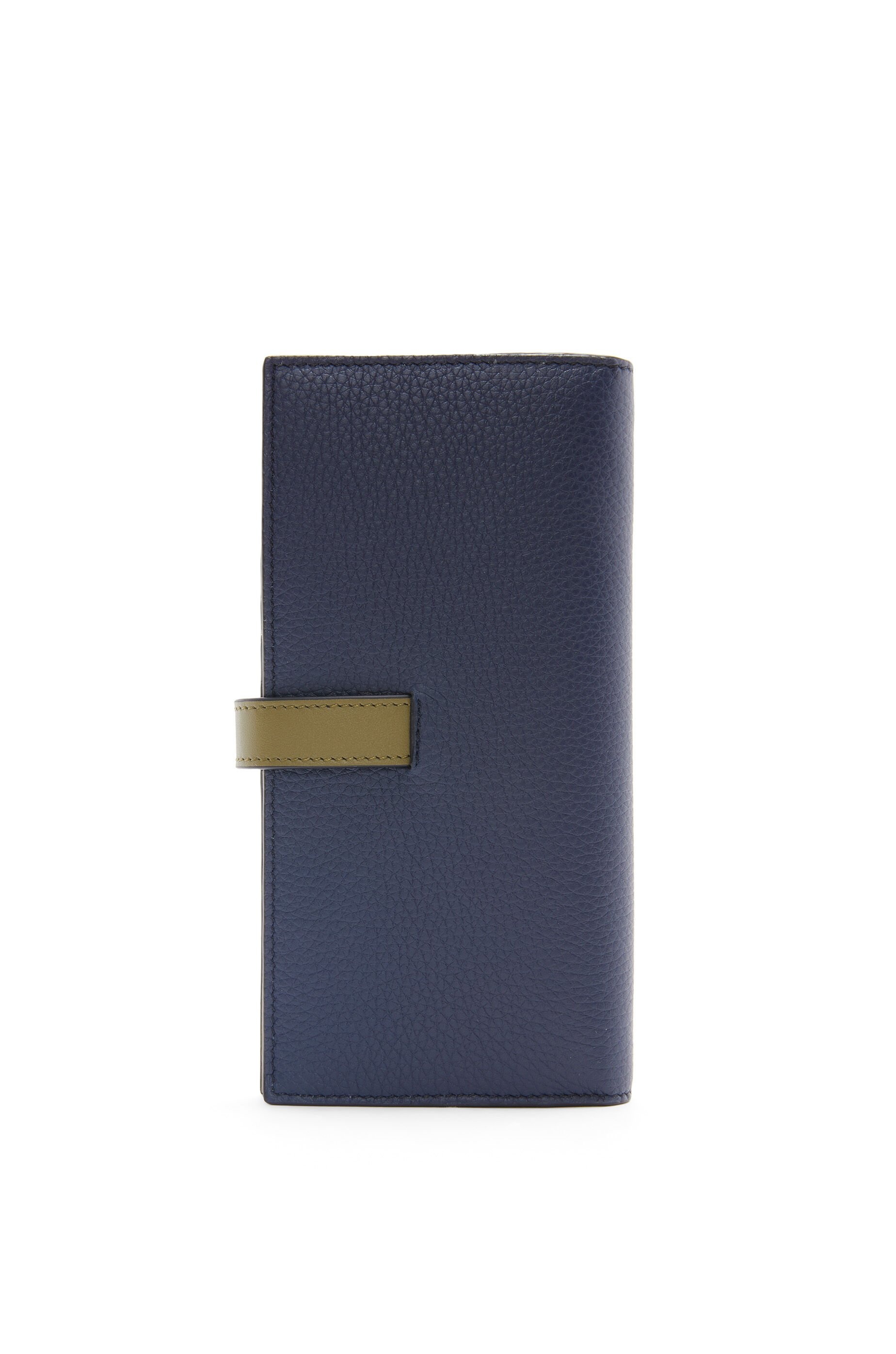 Large vertical wallet in soft grained calfskin - 4