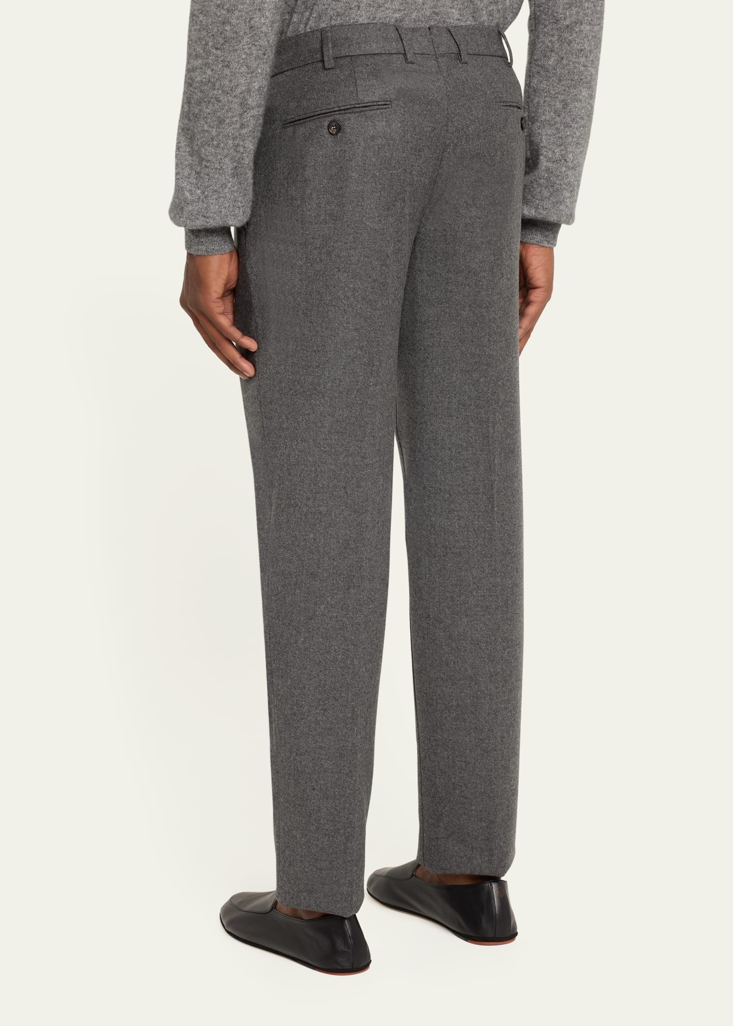 Men's Carlo Cashmere Flannel Trousers - 3