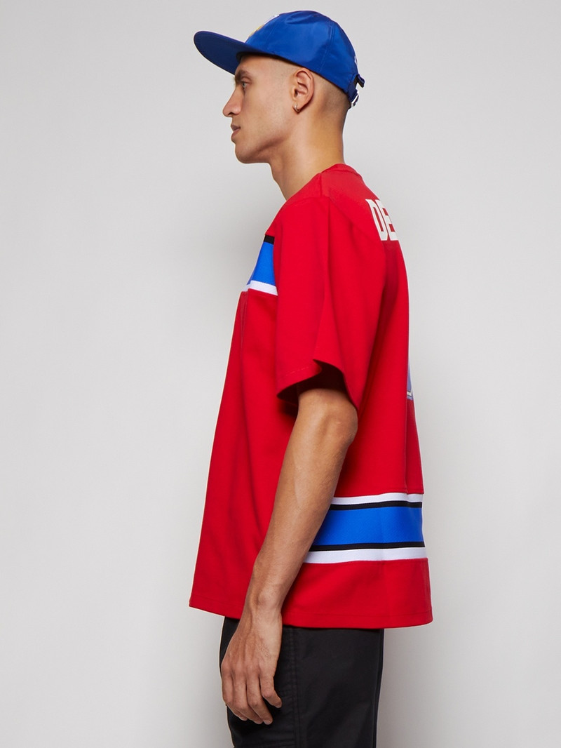 Striped T-shirt Red And Blue 4
