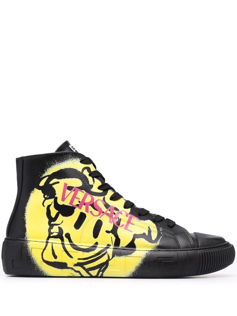 Medusa smiley sneakers - 1