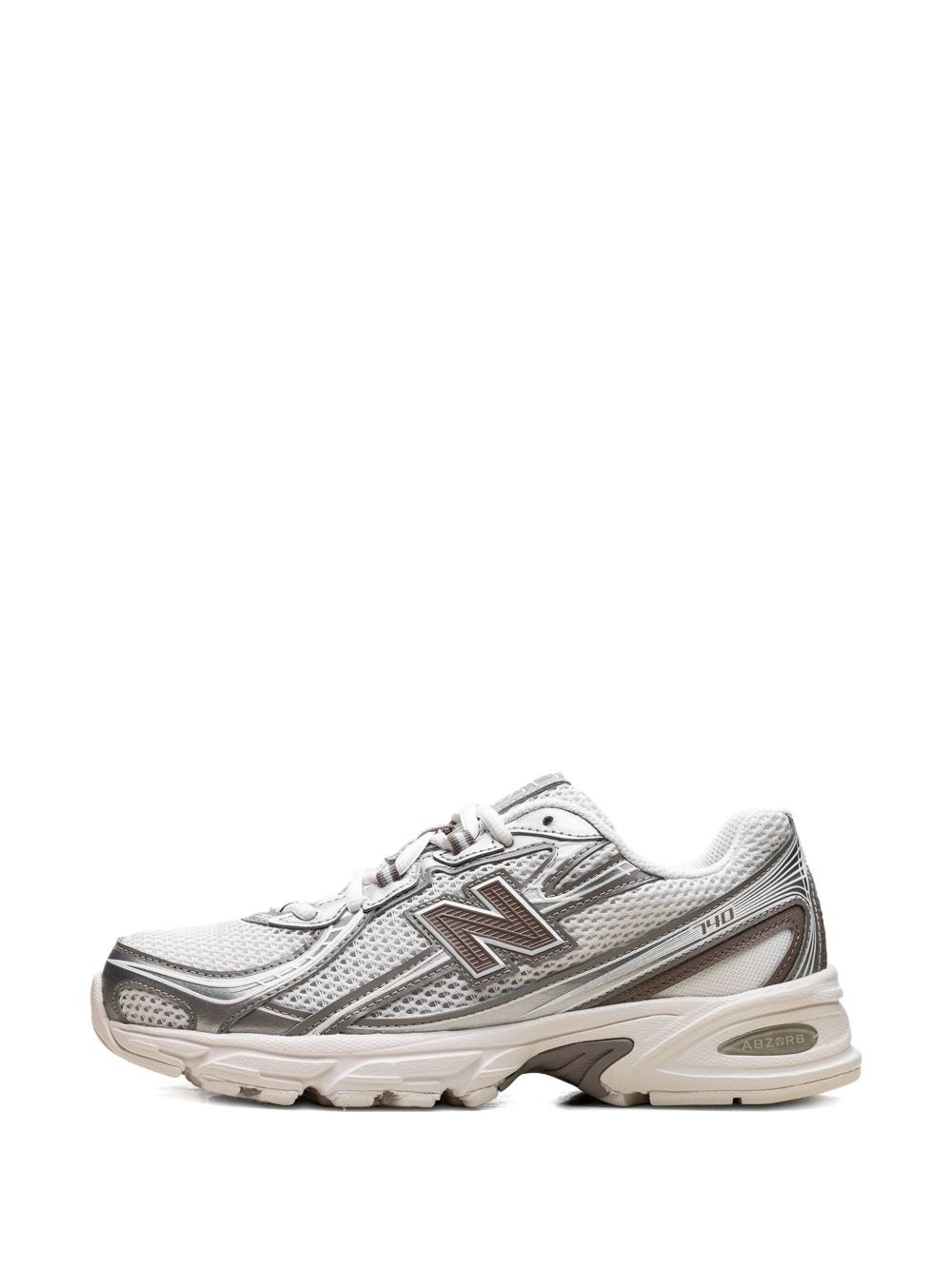 740 "Sea Salt/Arid Stone/Silver Metallic/Mushroom" sneakers - 3