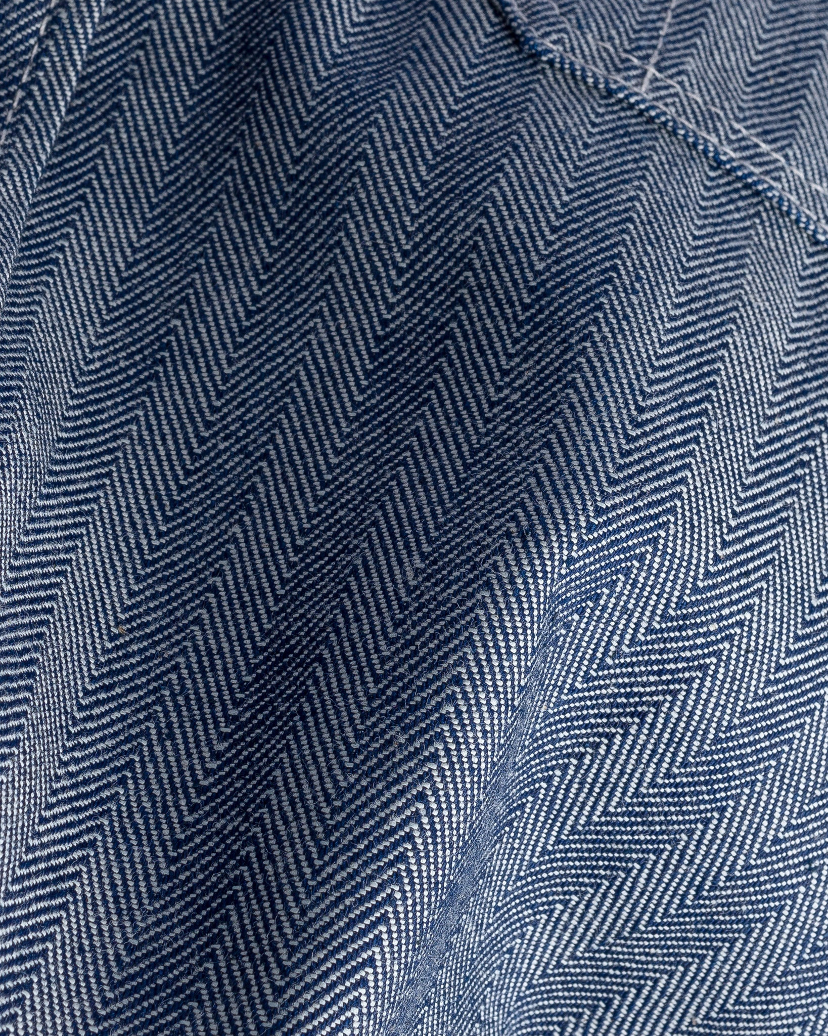 IHSH-308-IND 12oz Herringbone Work Shirt - Indigo - 14