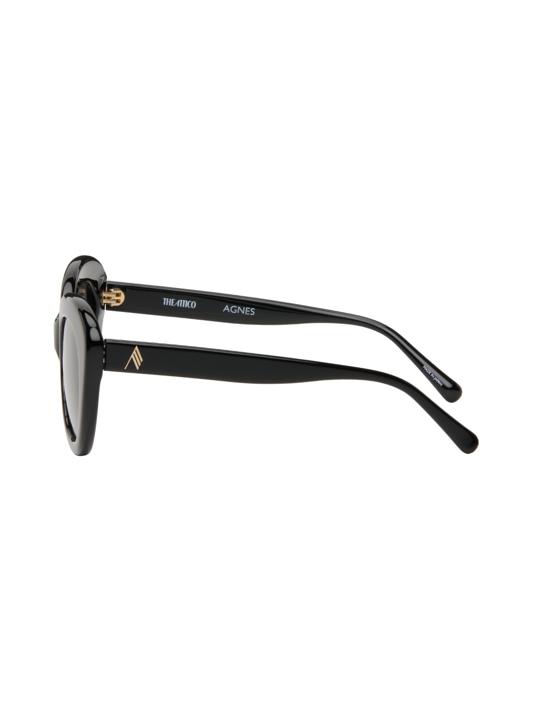 Black Linda Farrow Edition Agnes Sunglasses - 3