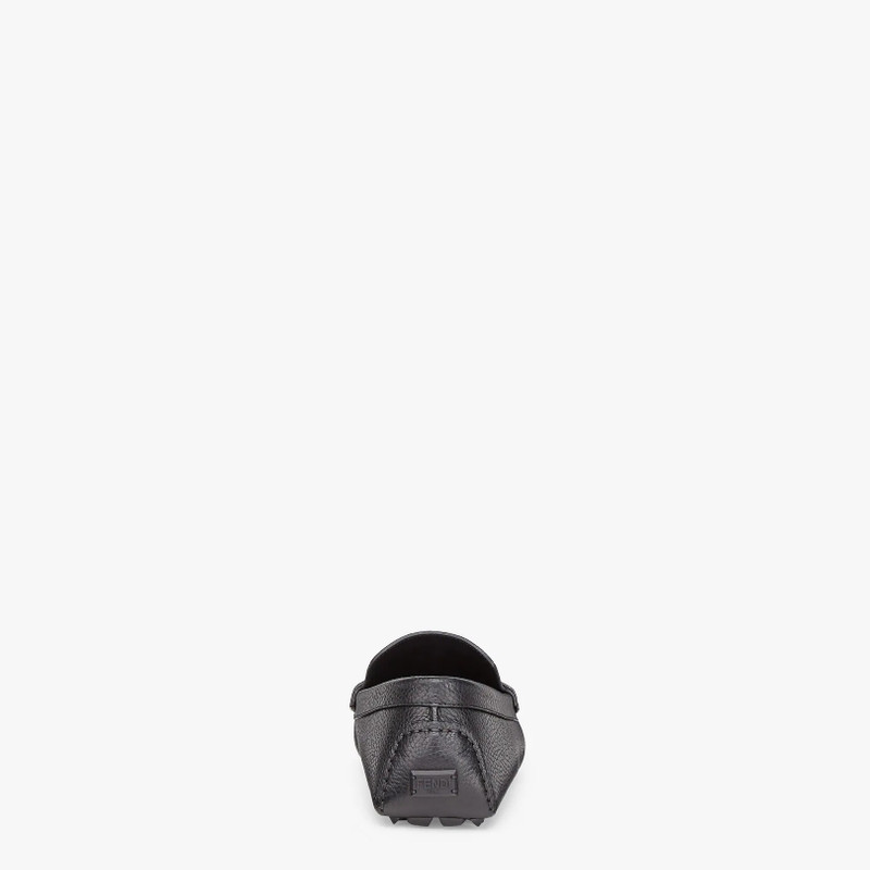 FENDI Black leather drivers outlook