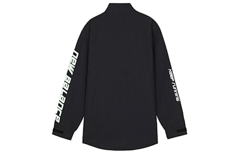 New Balance New Balance Keep Running Sweatshirt 'Black White' AMJ03321-BK outlook
