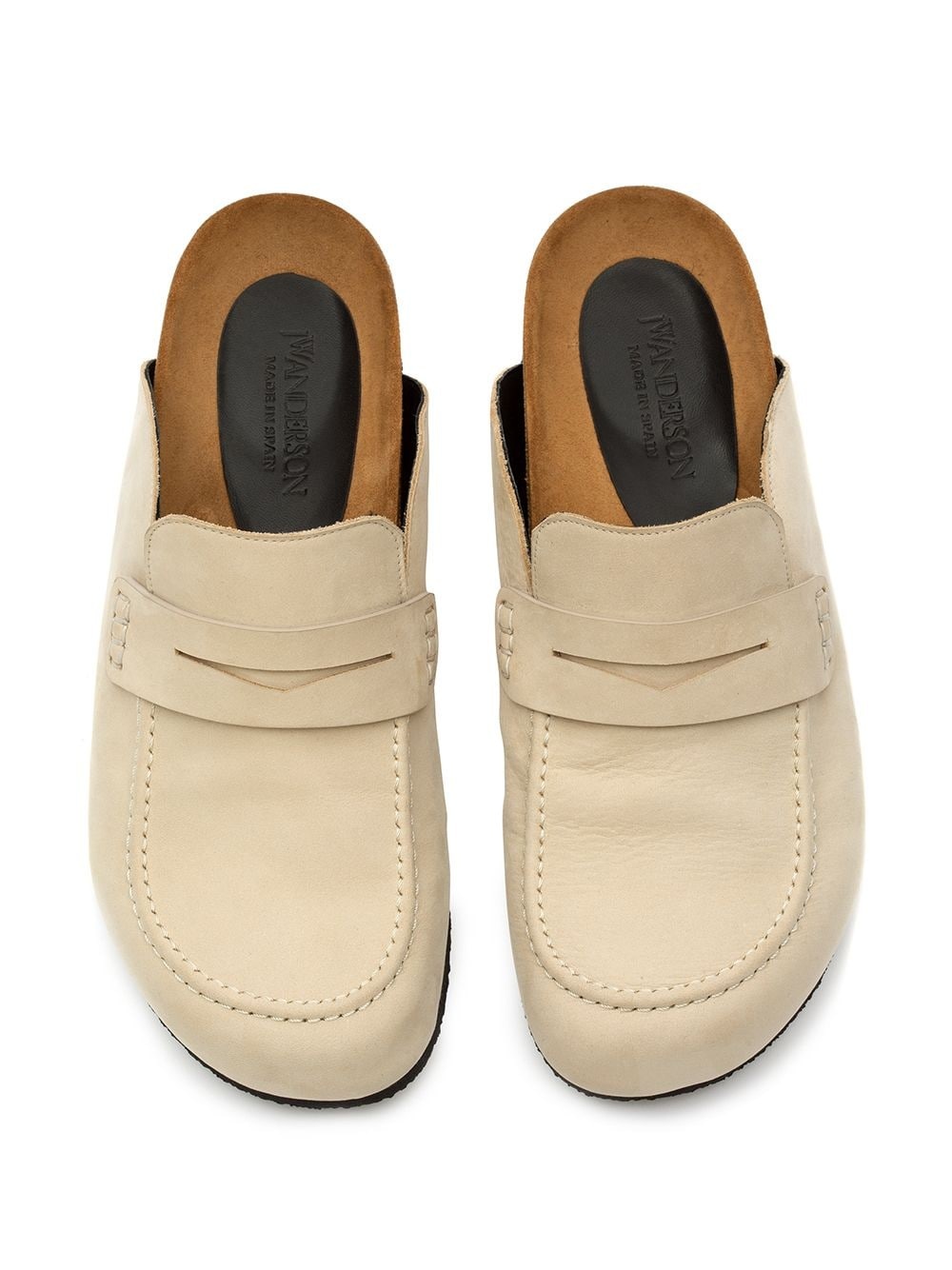 suede loafer mules - 3