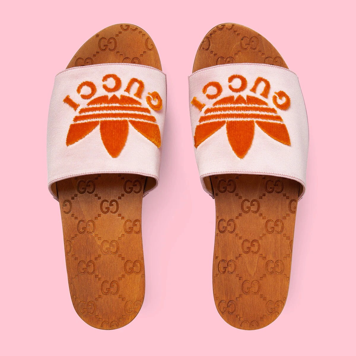 adidas x Gucci Women's satin GG clog - 4