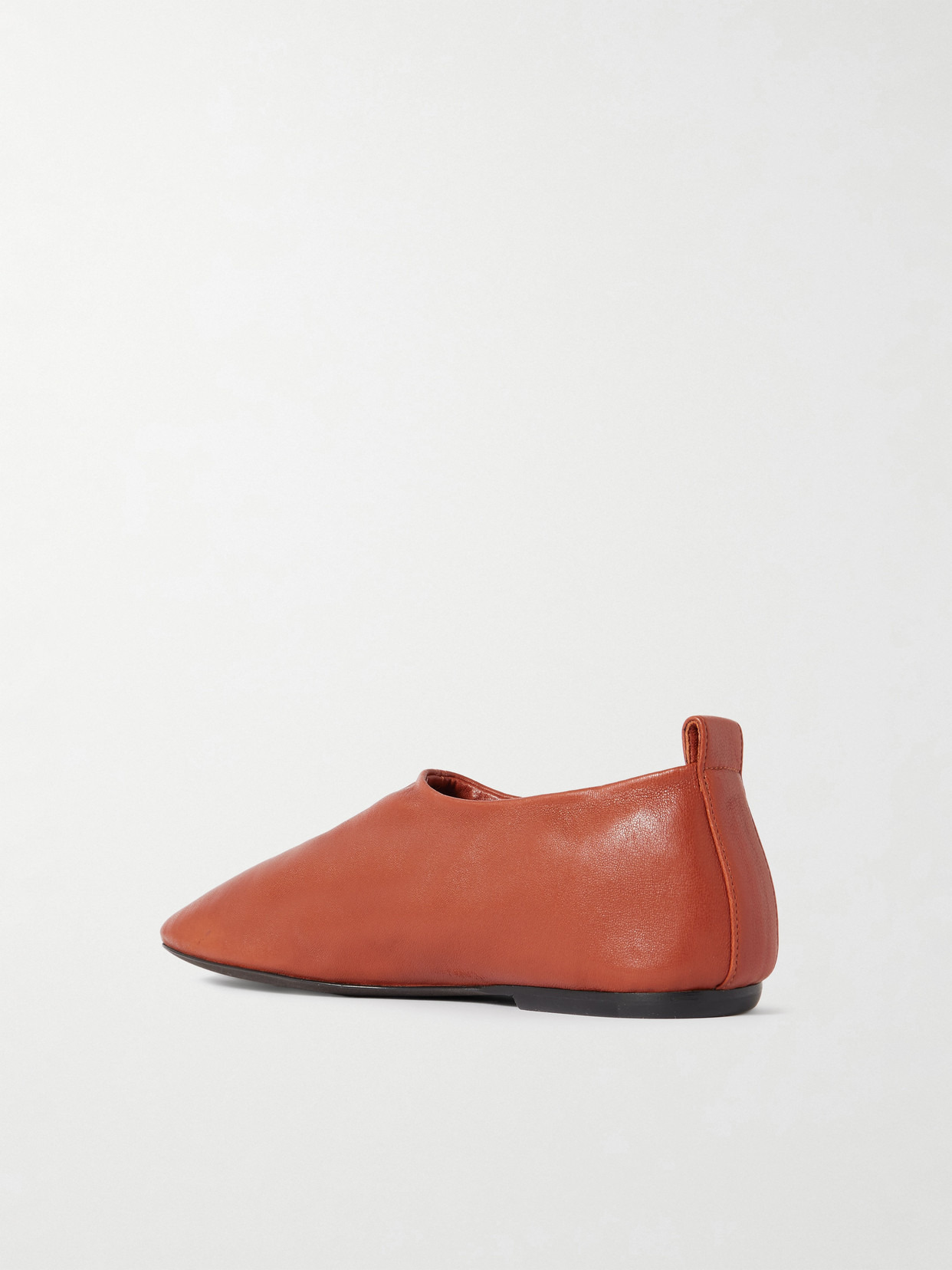 Leather Flats - 3