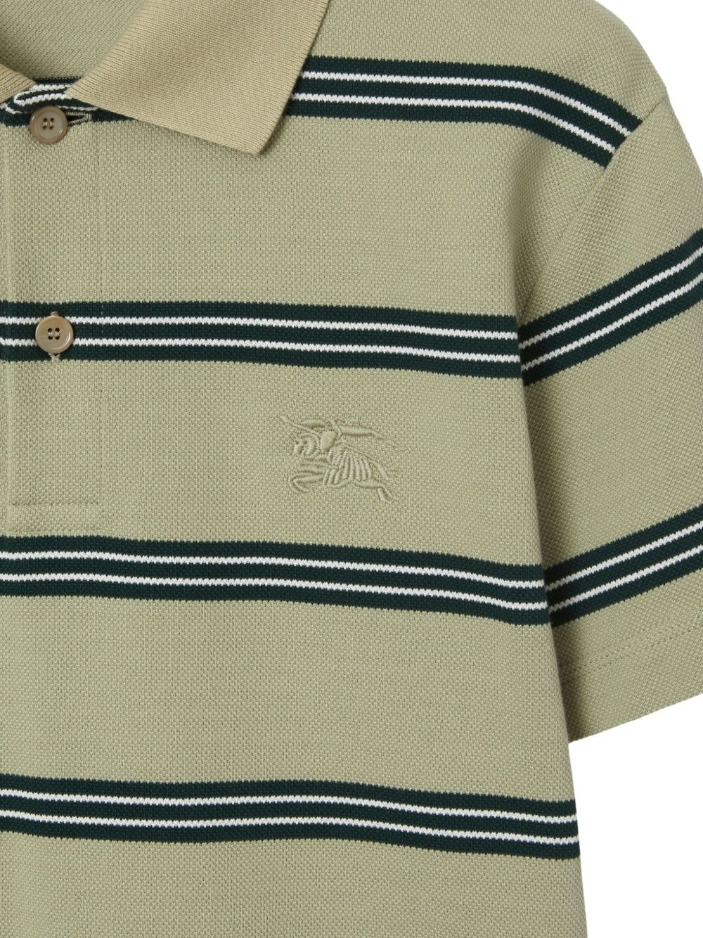 striped cotton polo shirt - 5
