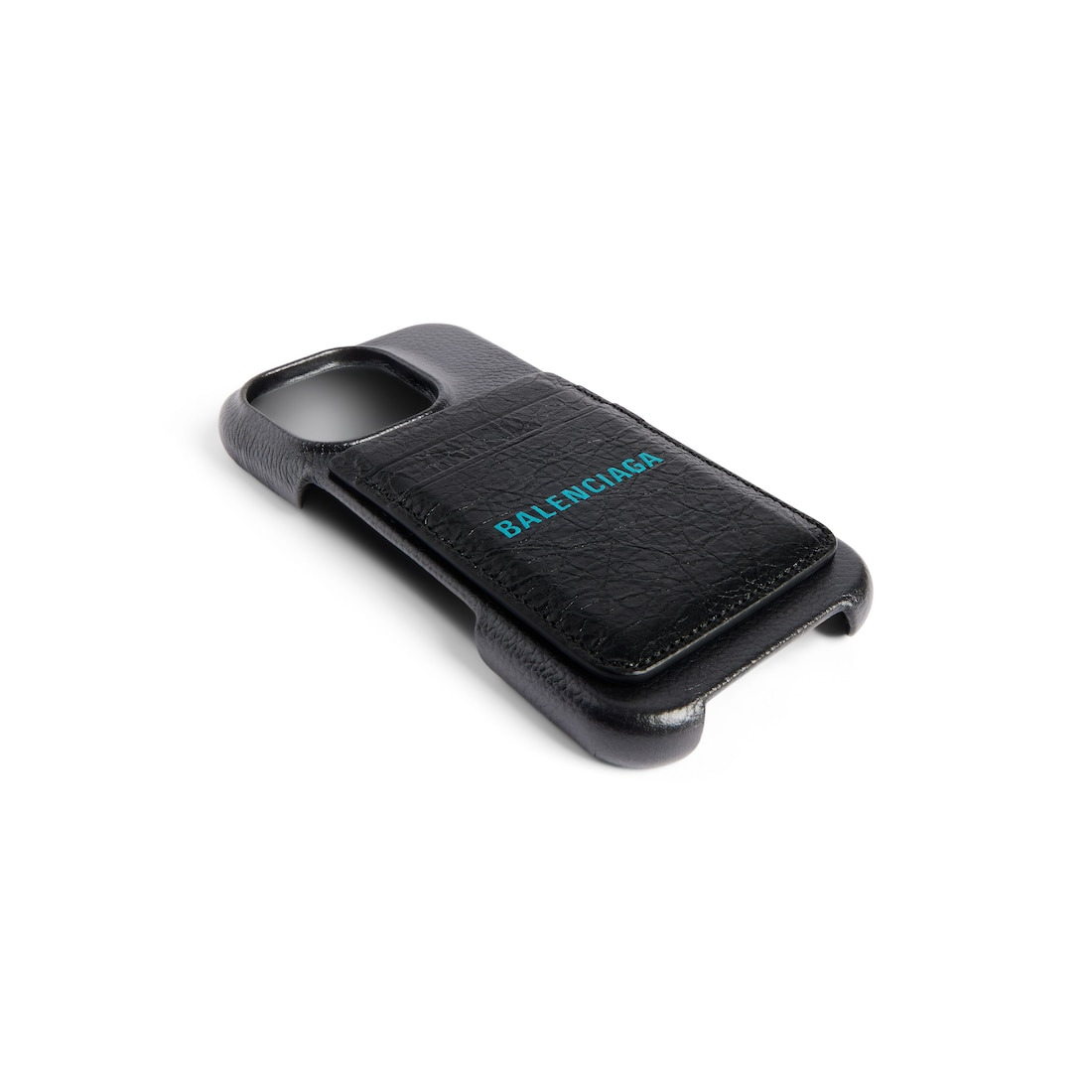Men's Cash Magnet Card Holder in Black/blue Sky - 3