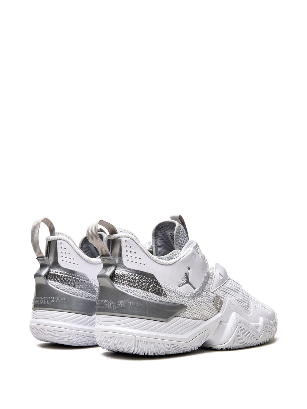 Westbrook One Take "White / Metallic Silver" sneakers - 3