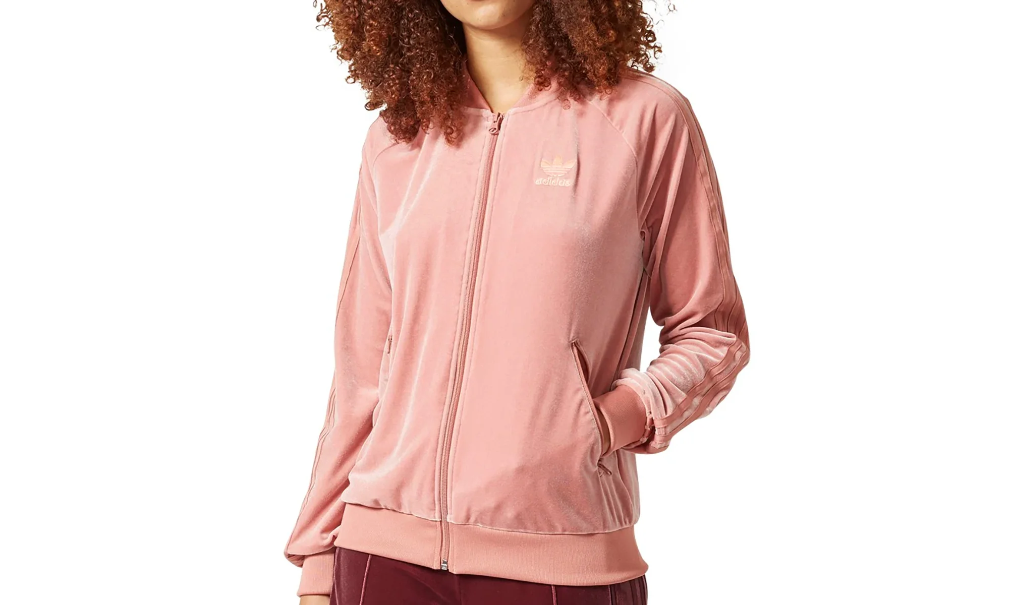 Velvet Vibes SST Track Jacket "Raw Pink" CW0273 - 1
