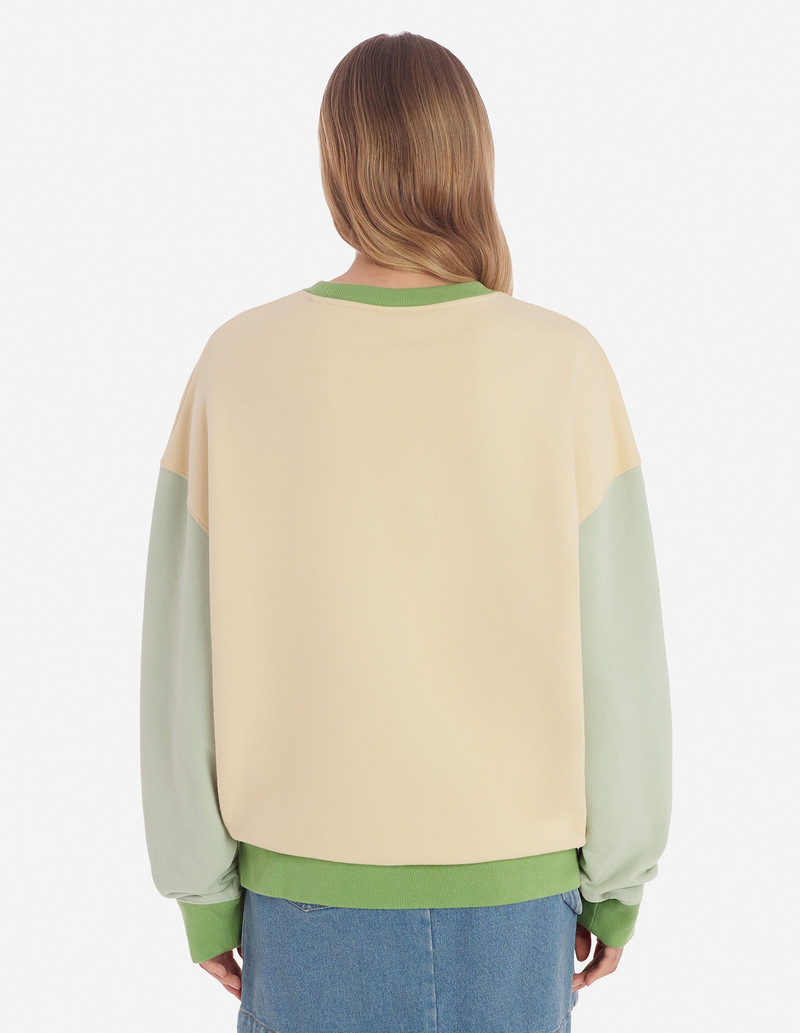 CAFE KITSUNE COLORBLOCK RELAX SWEATSHIRT 9