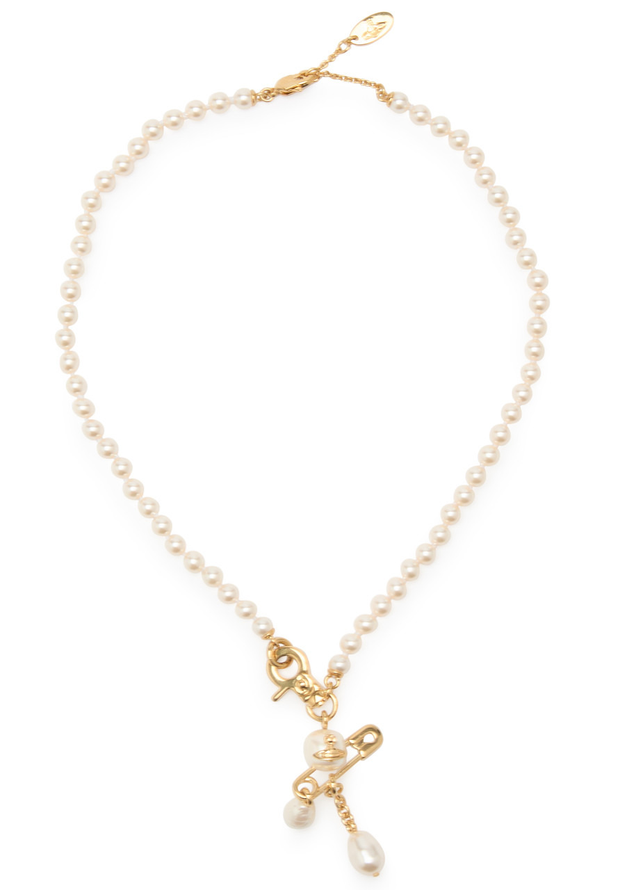 Vivienne Westwood Claude Small Faux Pearl Necklace - 3