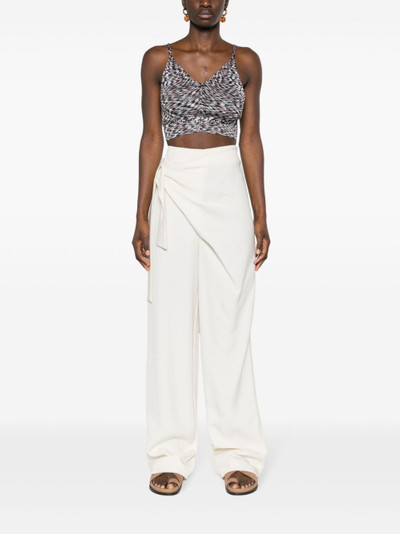 Missoni tied-around cropped top outlook