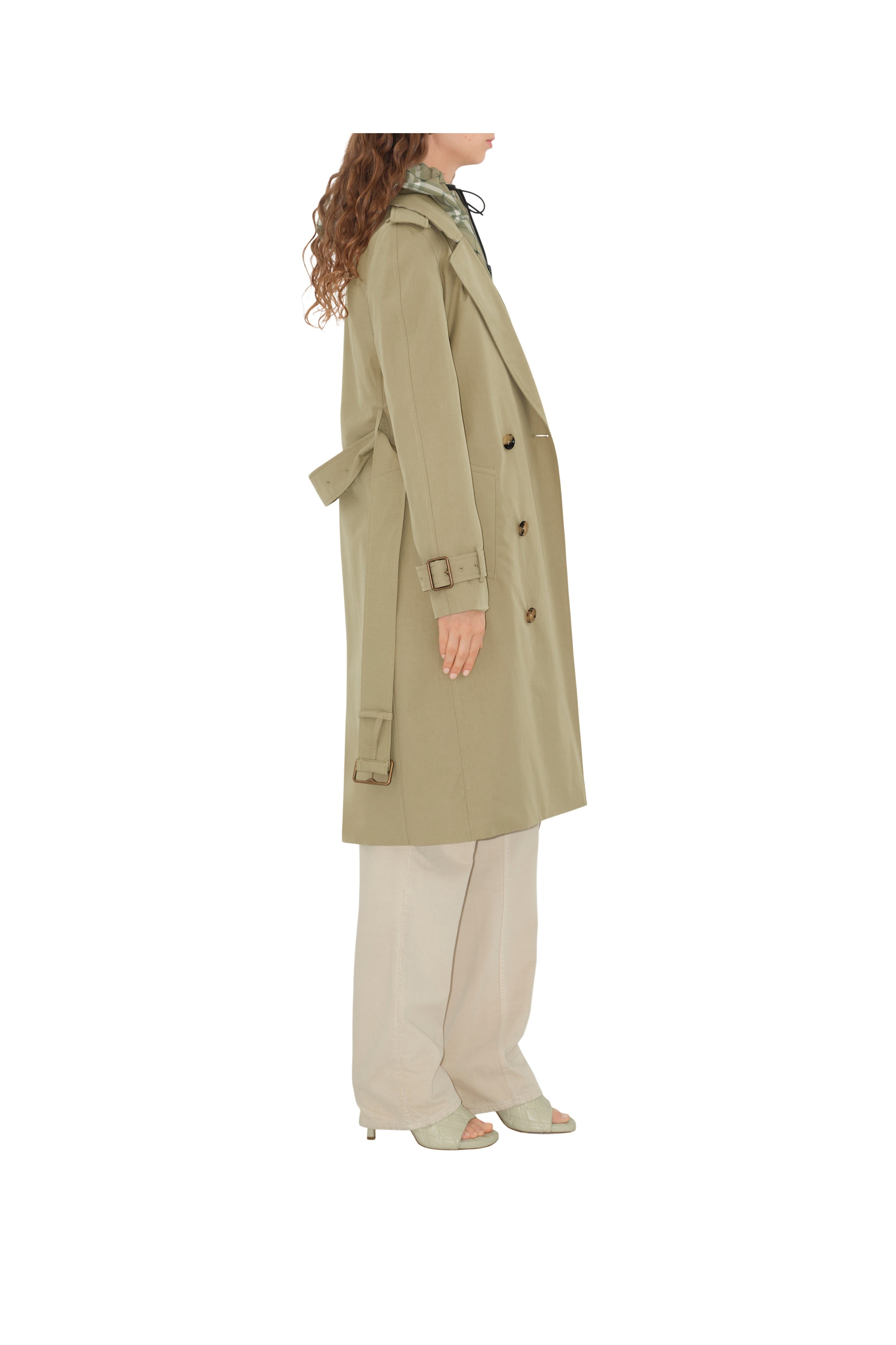 burberry Long Gabardine Trench Coat in Skylark at Nordstrom - 3