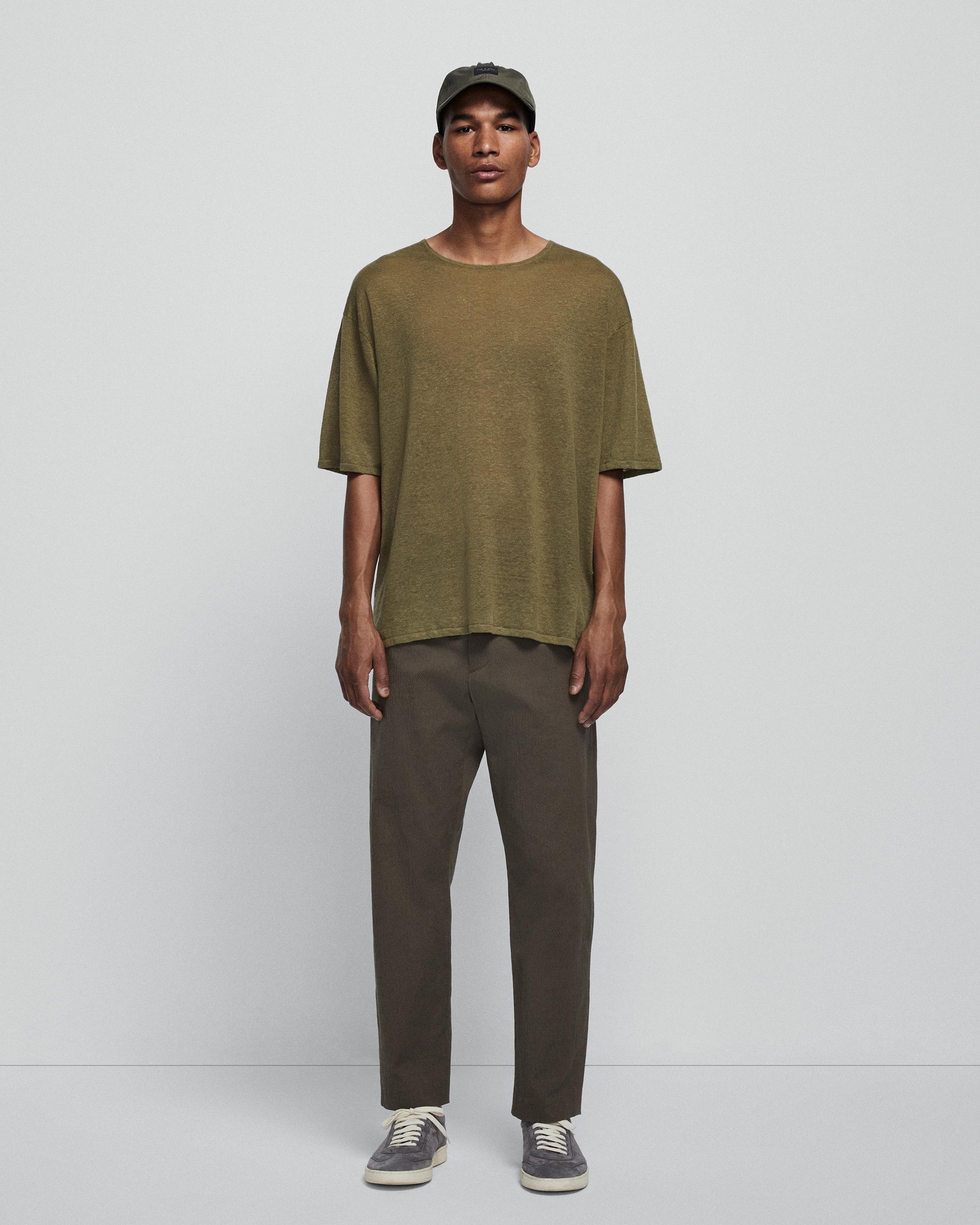 Kerwin Linen Short Sleeve Crew
Relaxed Fit Shirt - 3