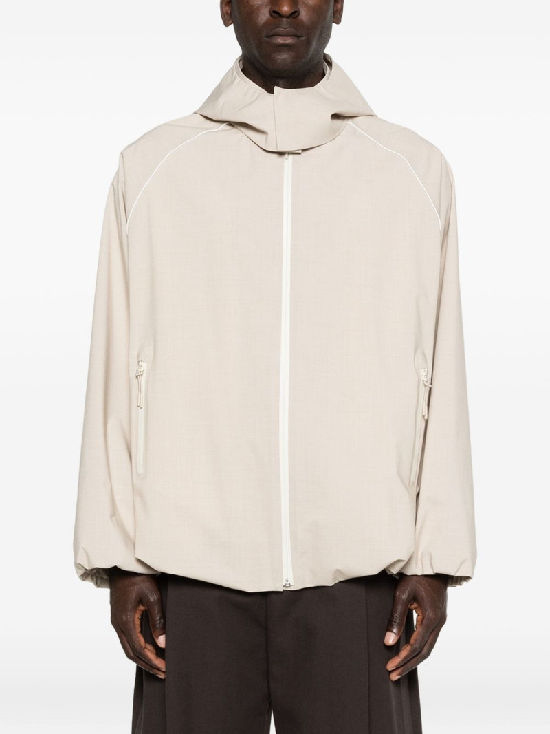 hooded piped jacket 4