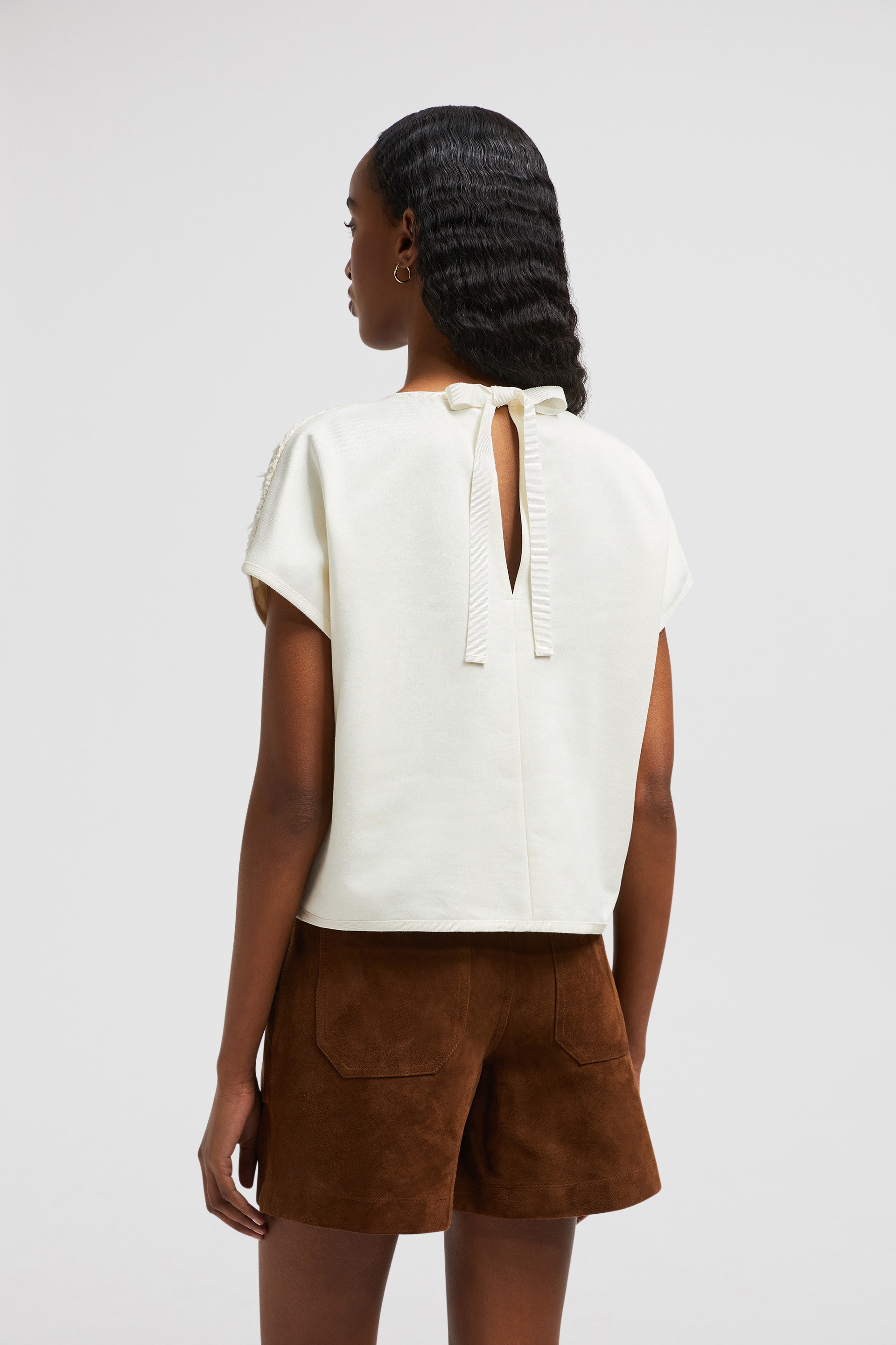 Silk & Tweed Top - 5