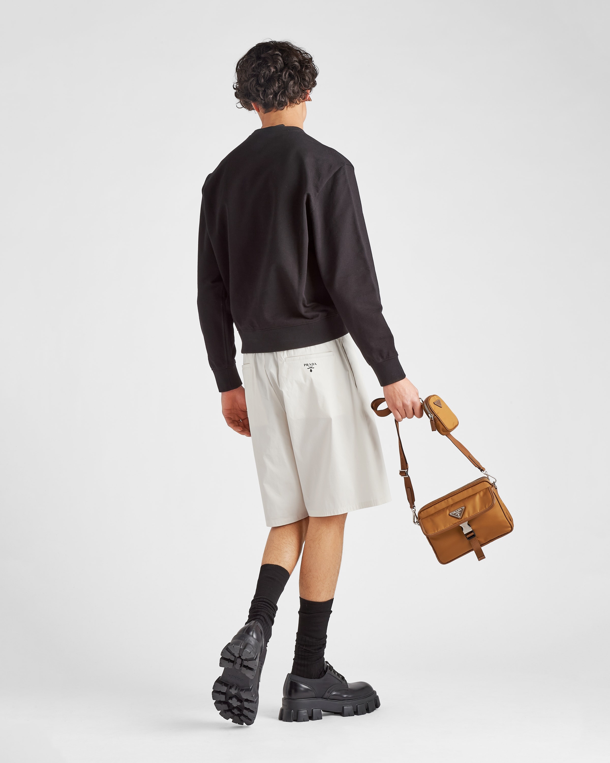 Oversized cotton jersey logo sweatshirt - 5
