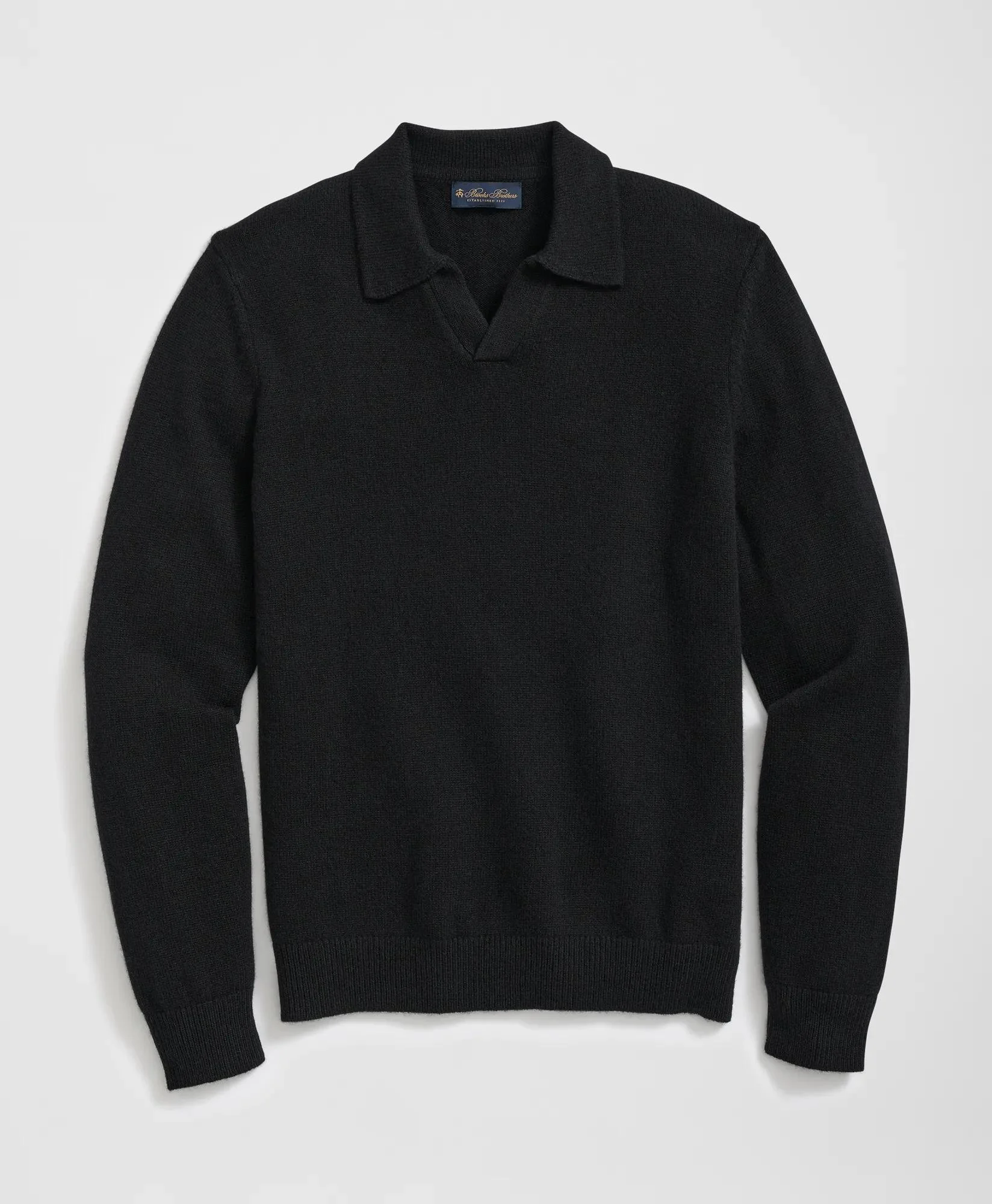 3-Ply Cashmere Jonny Collar Polo Sweater - 1