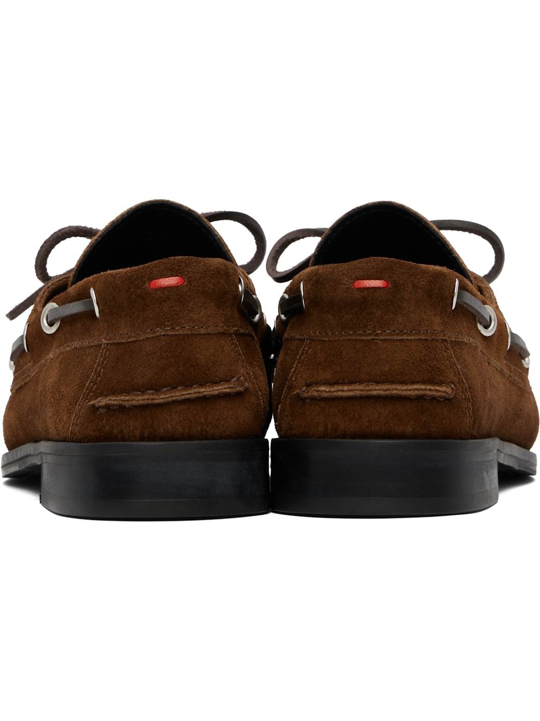 Brown Harris Suede Boat Shoes - 2