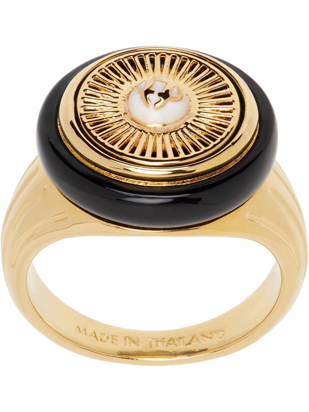 【関税込み】Casablanca ゴールド Spoke Wheel リング CASABLANCA Gold Spoke Wheel Ring | REVERSIBLE