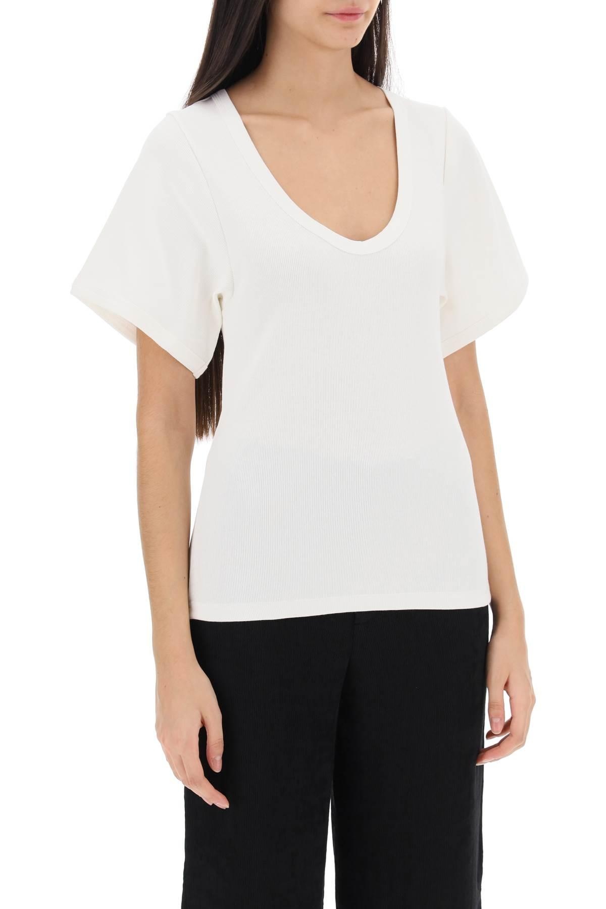 By Malene Birger Lunai Ribbed T Shirt - 3