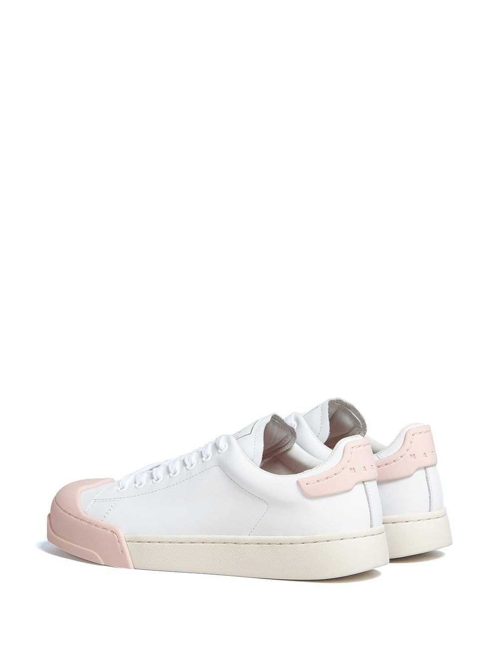 lace-up panelled sneakers - 3