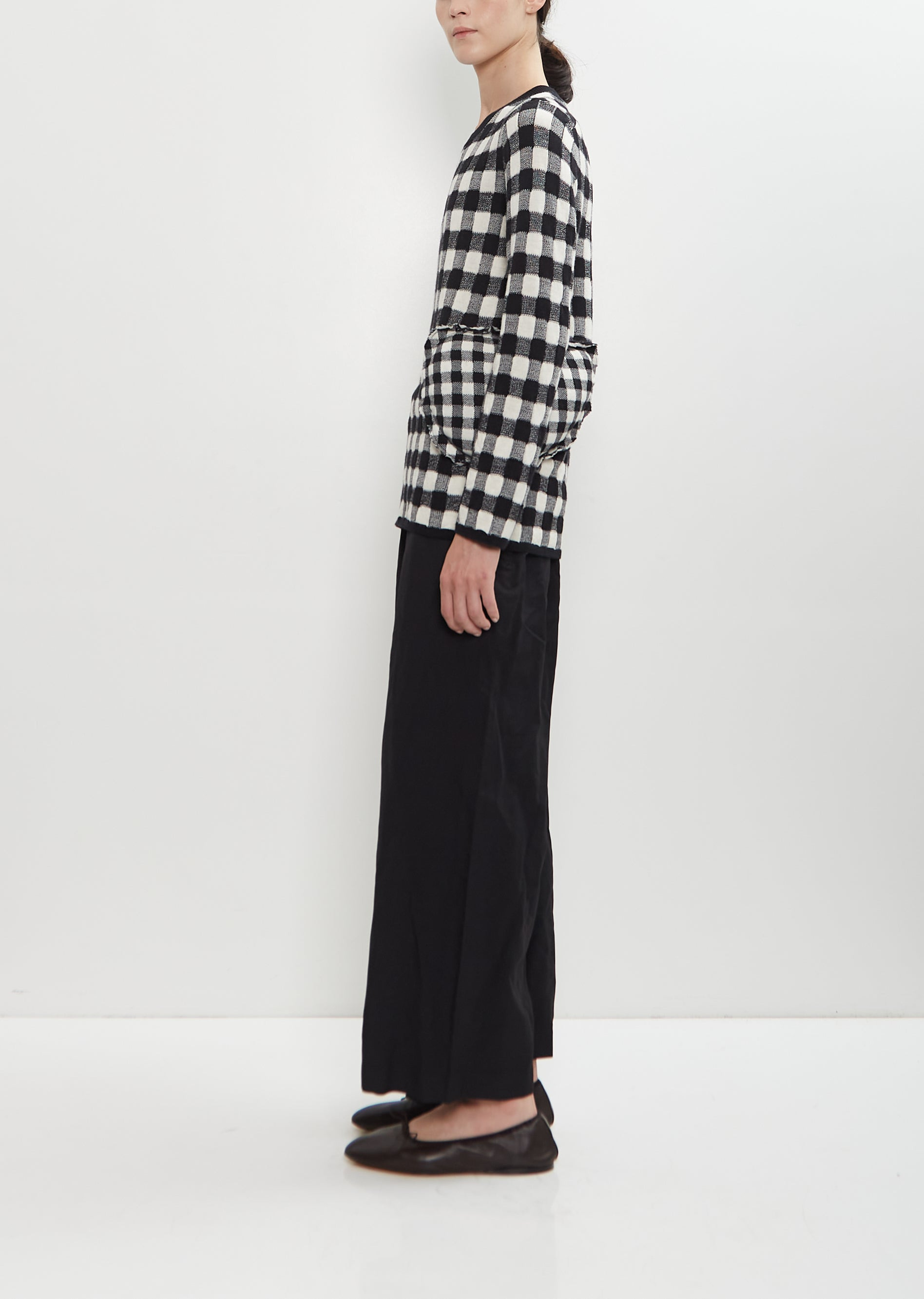 Padded Detail Sweater - 2